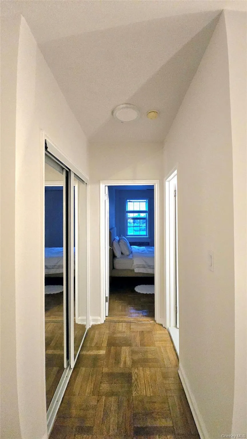 Hallway with baseboards Hallway with baseboards