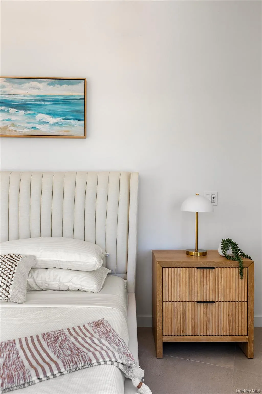 Bedroom with baseboards and radiator Bedroom with baseboards and radiator