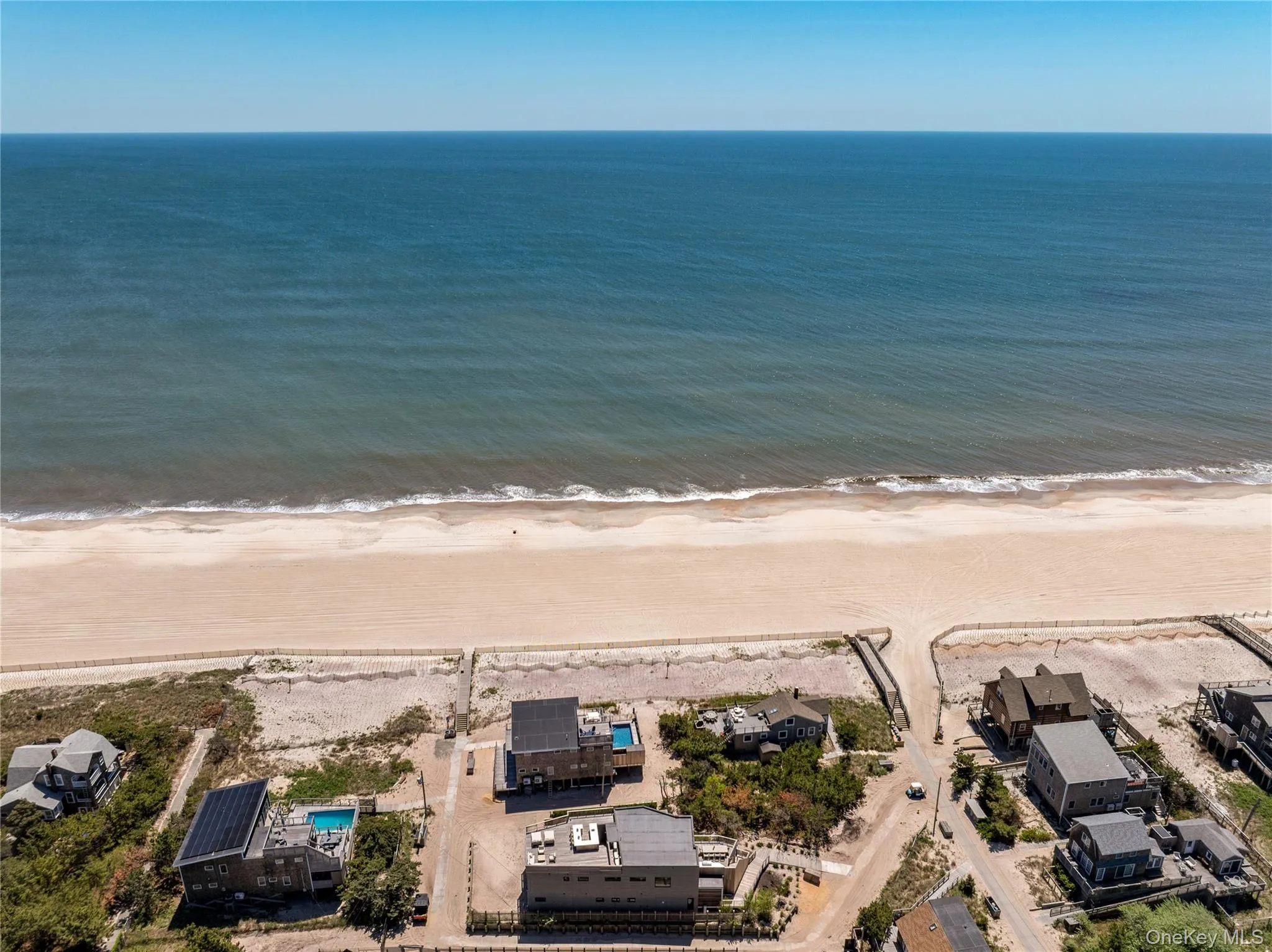 Drone / aerial view of expansive beach Drone / aerial view of expansive beach