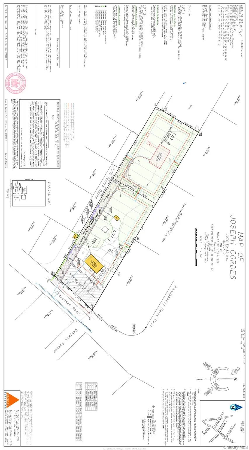Survey map / technical document