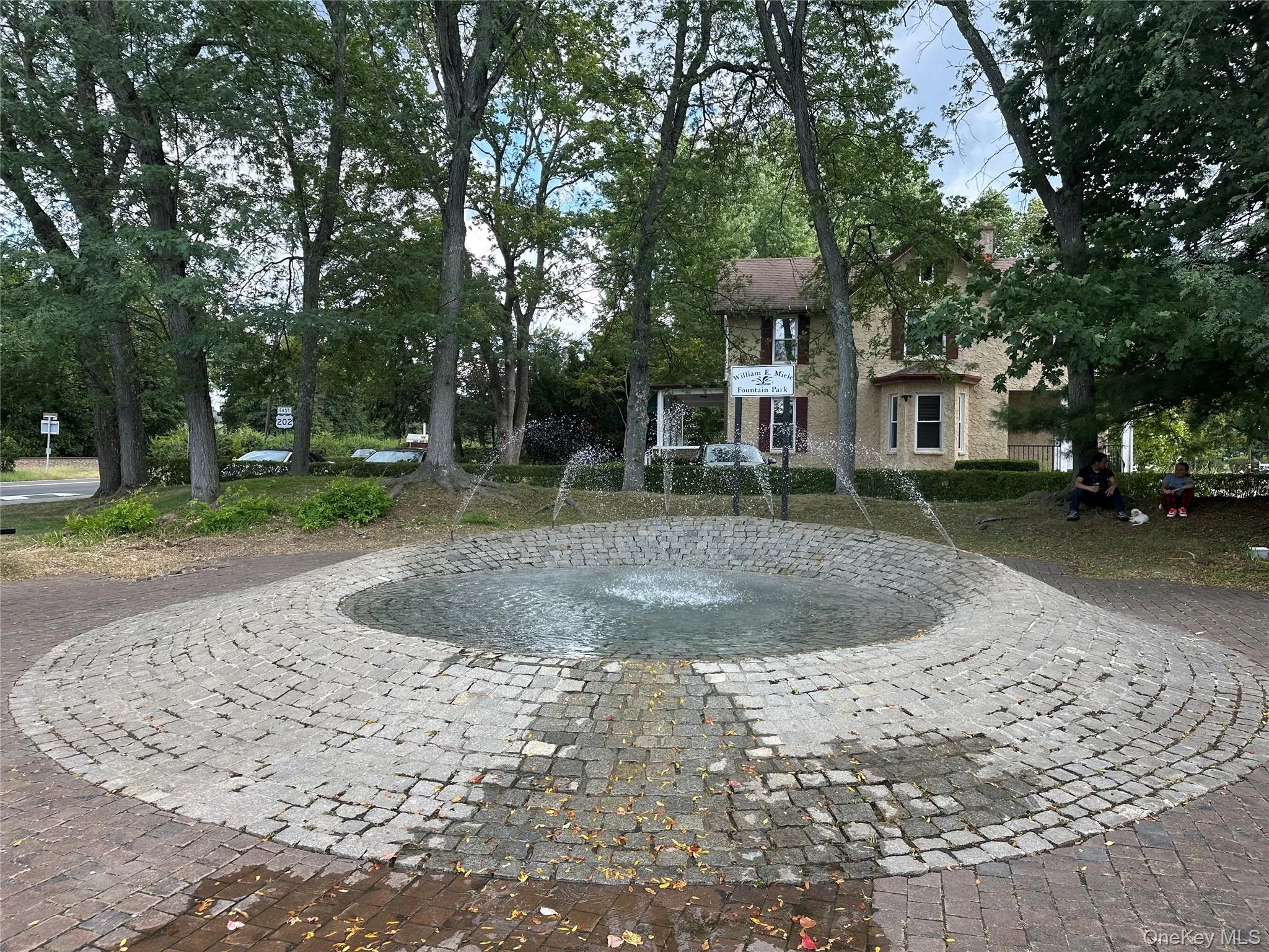 Adjacent fountain park Adjacent fountain park