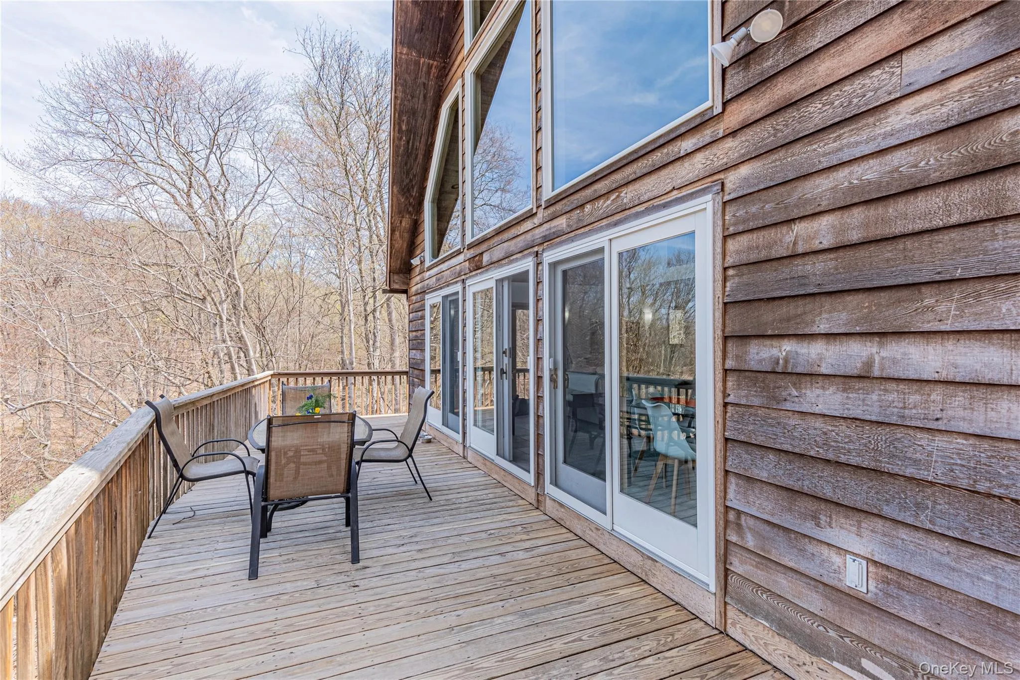 Deck featuring outdoor dining area Deck featuring outdoor dining area
