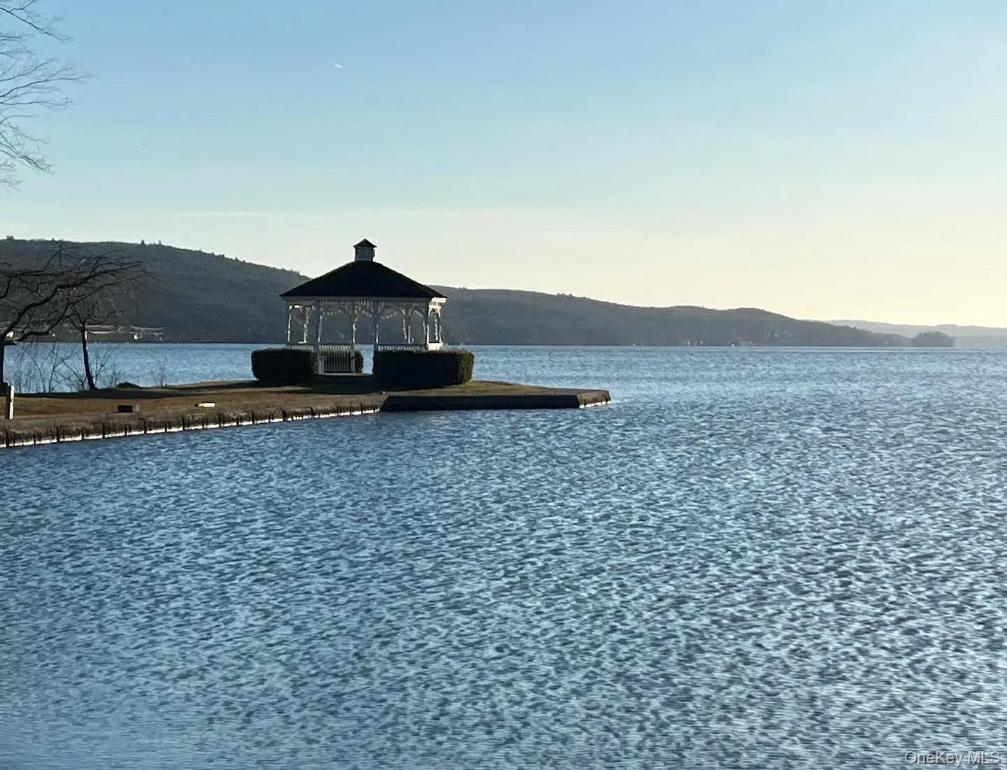 View of the Gazebo & Lake from the Town Beach. View of the Gazebo & Lake from the Town Beach.