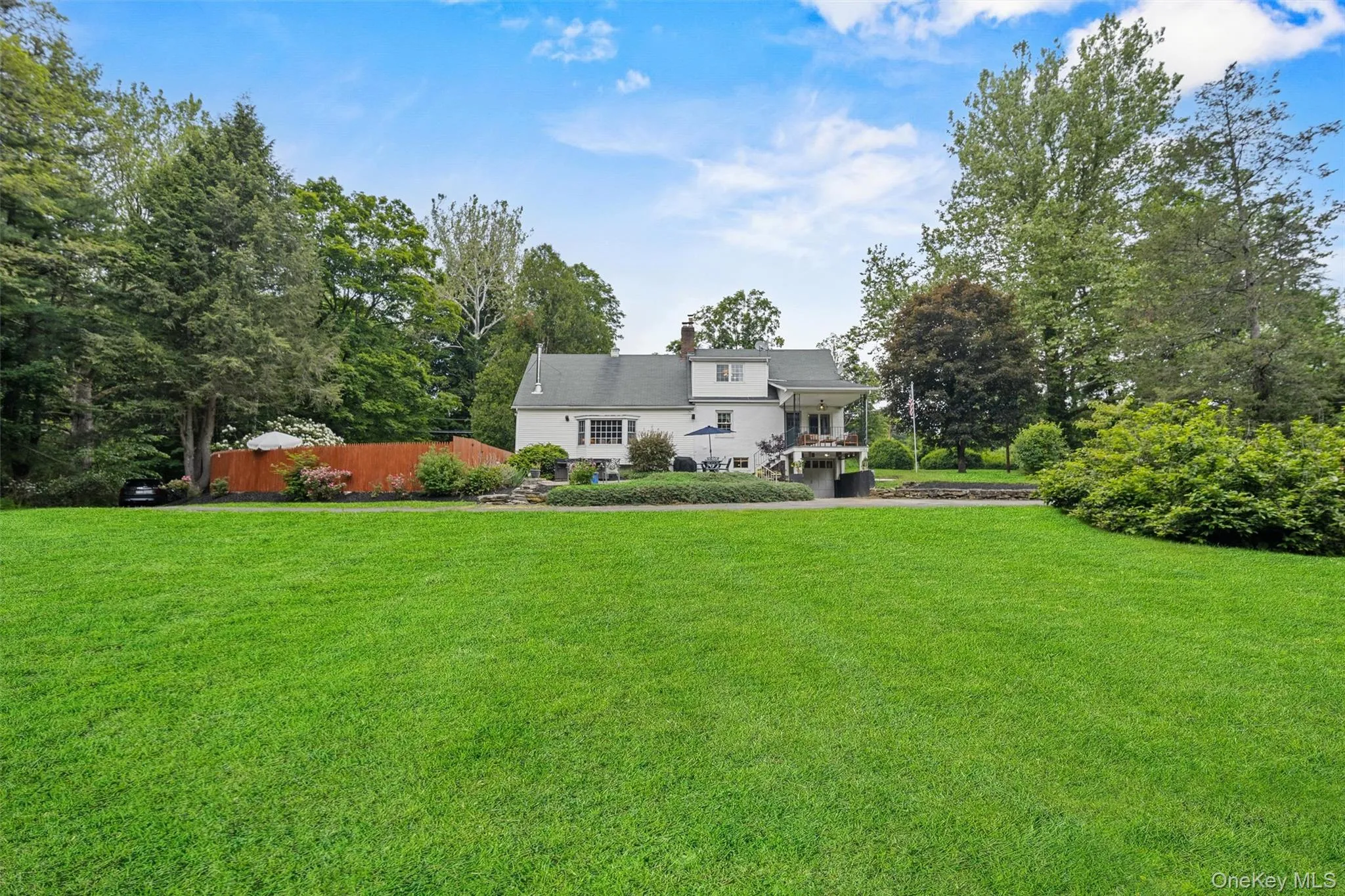 Back of property with a chimney Back of property with a chimney