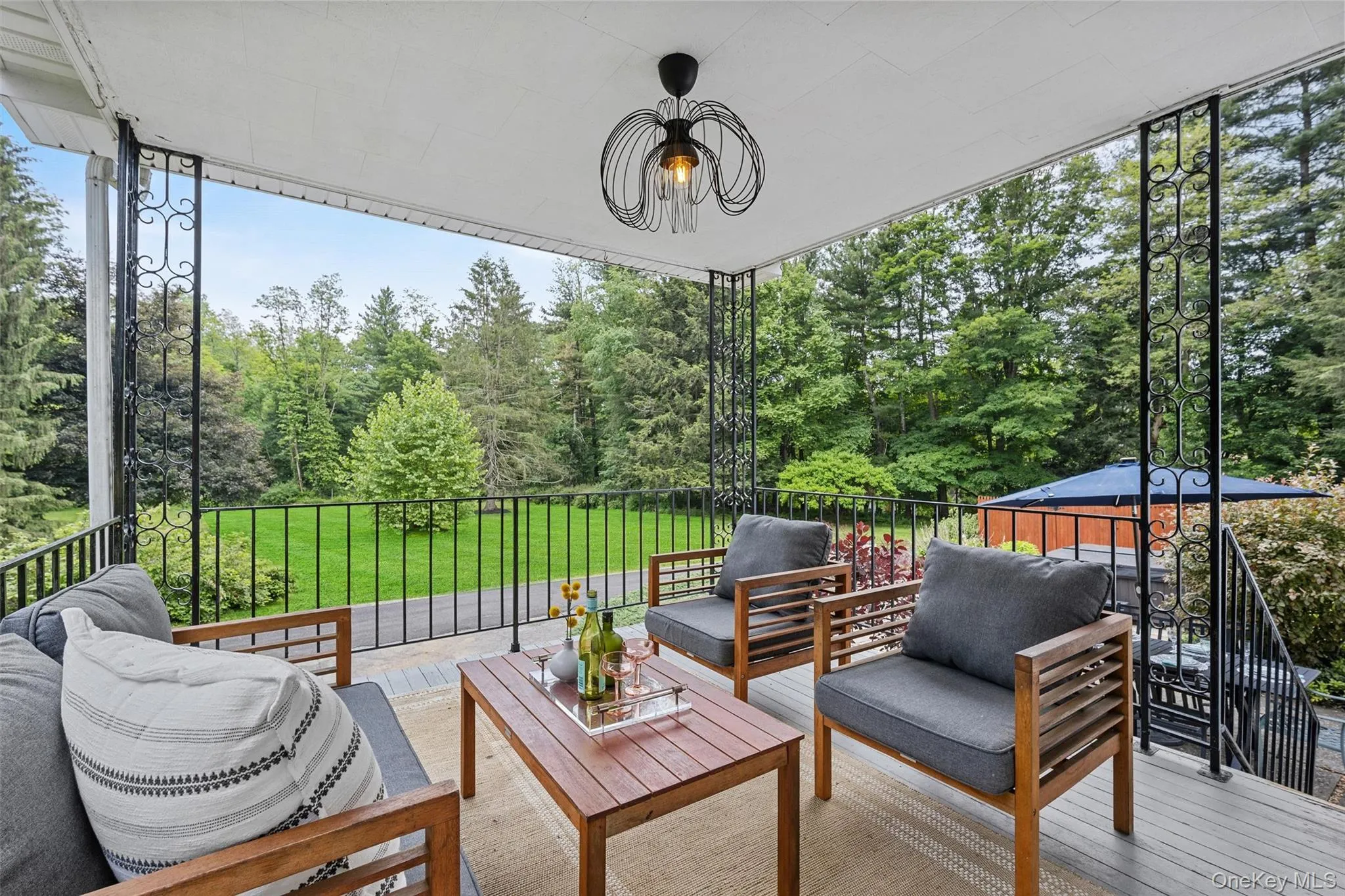 Deck featuring an outdoor living space Deck featuring an outdoor living space