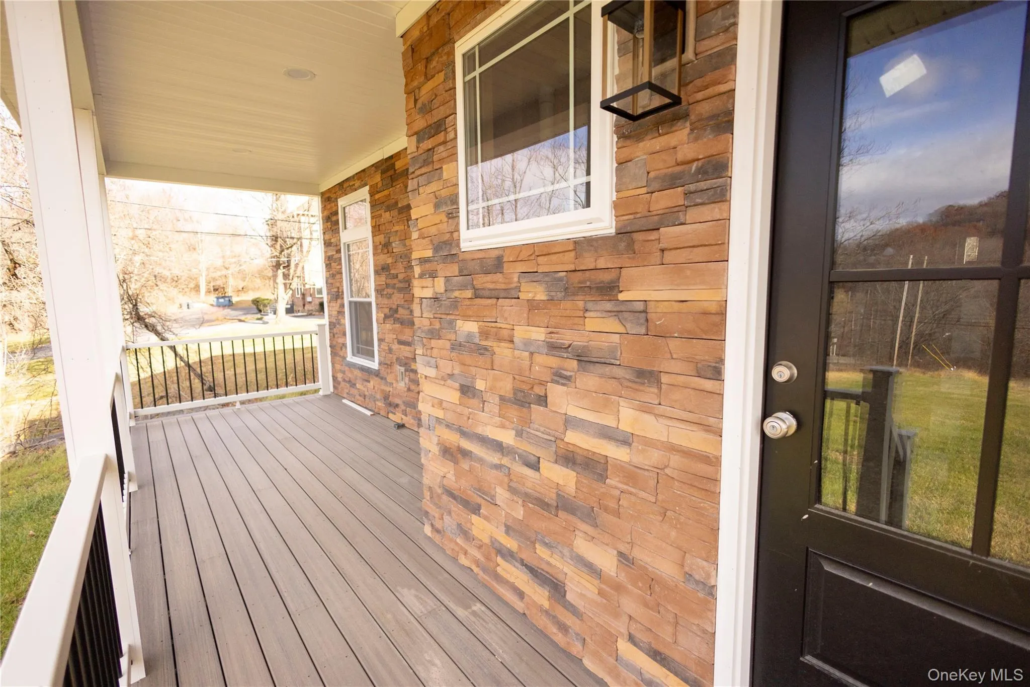 View of wooden porch View of wooden porch