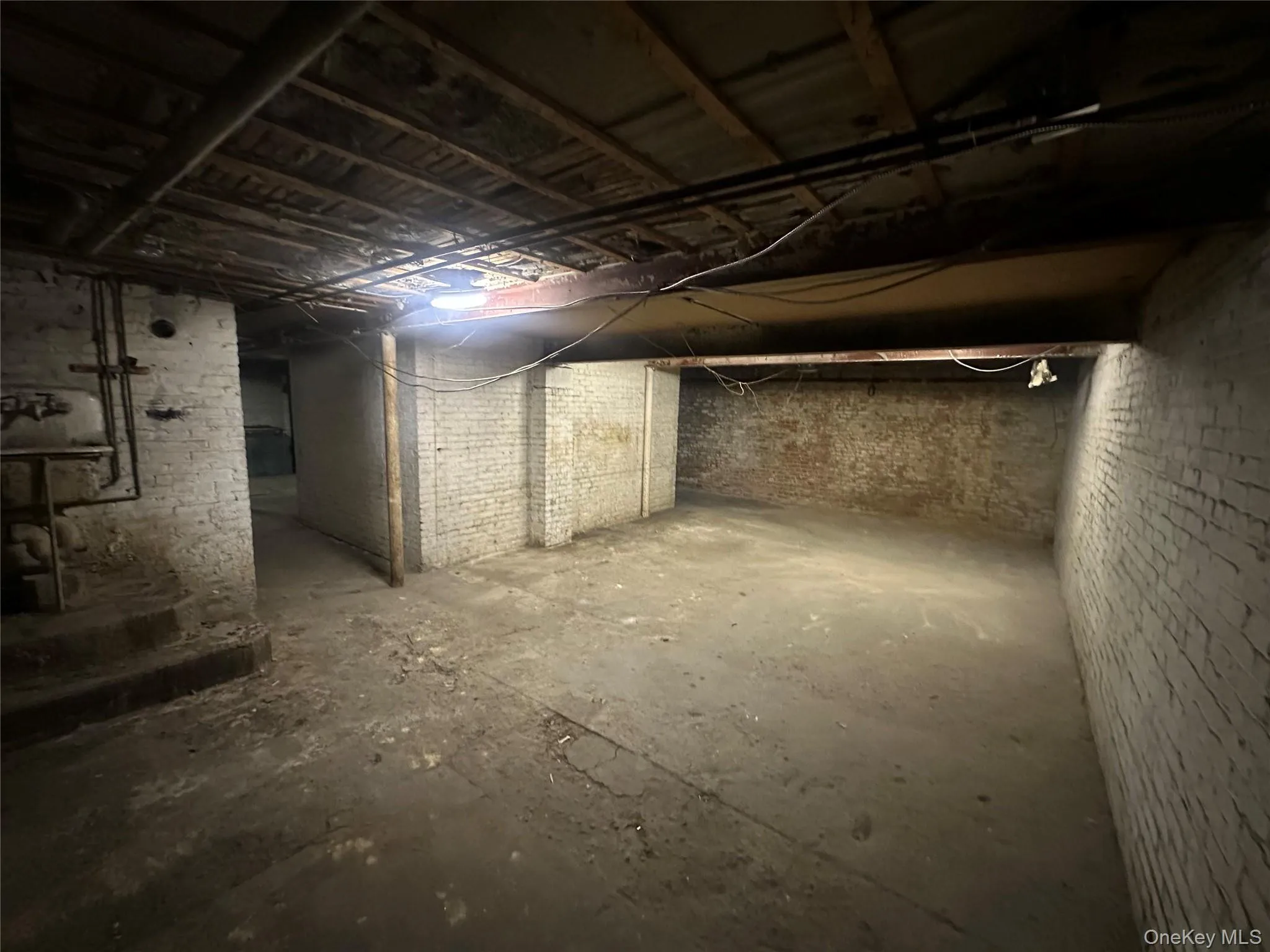 View of unfinished basement View of unfinished basement