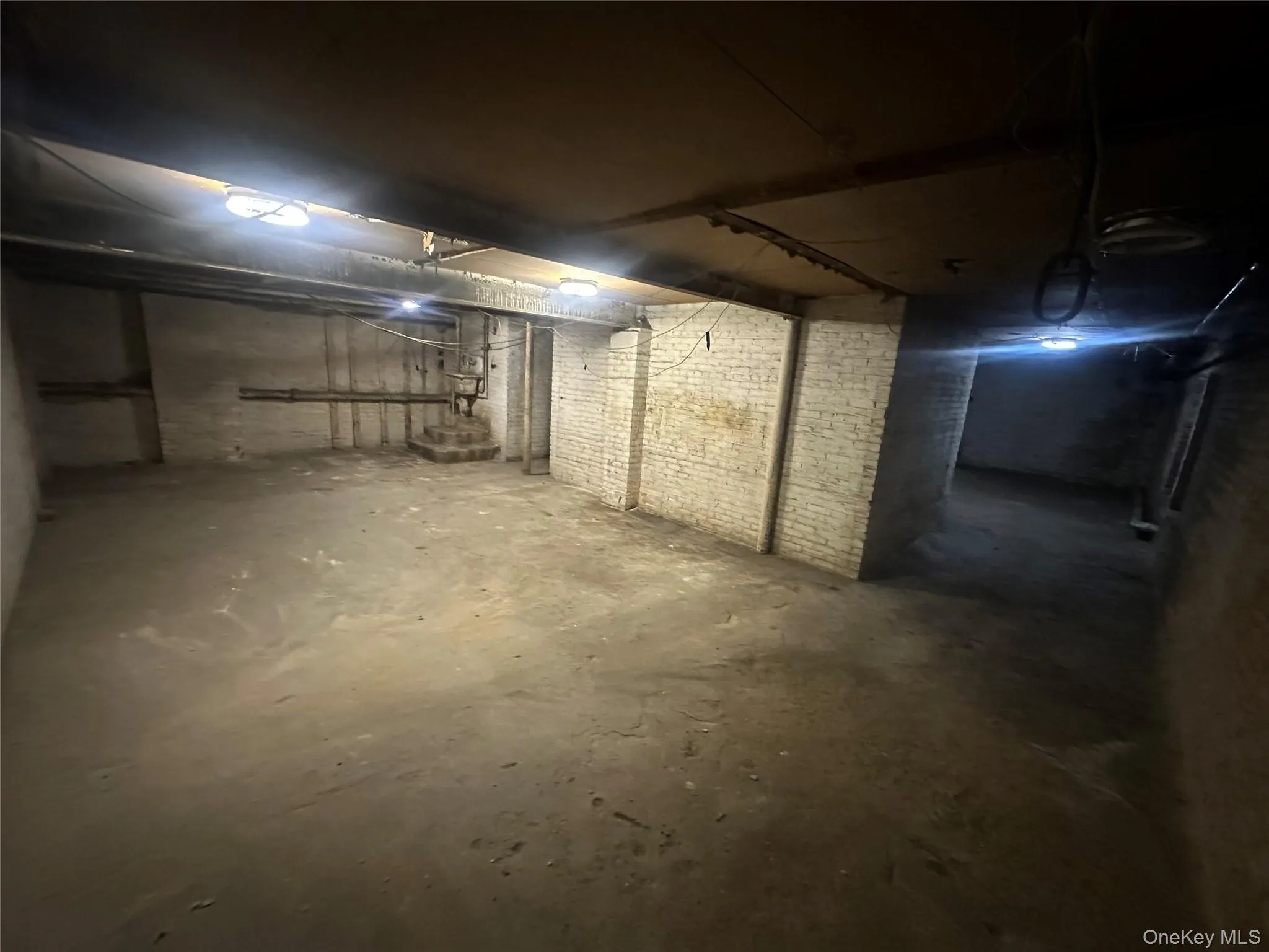 View of unfinished basement View of unfinished basement