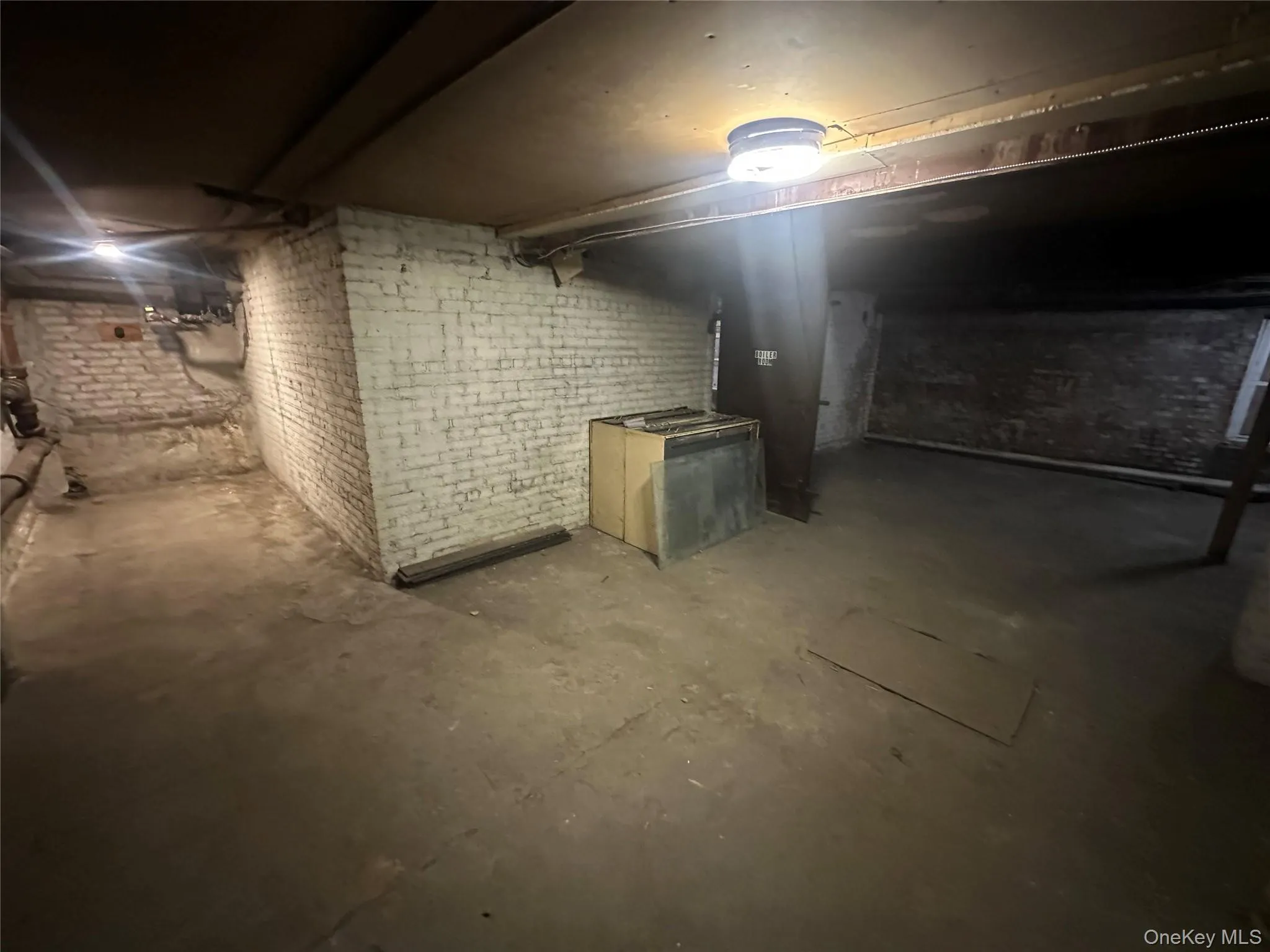 View of unfinished basement View of unfinished basement