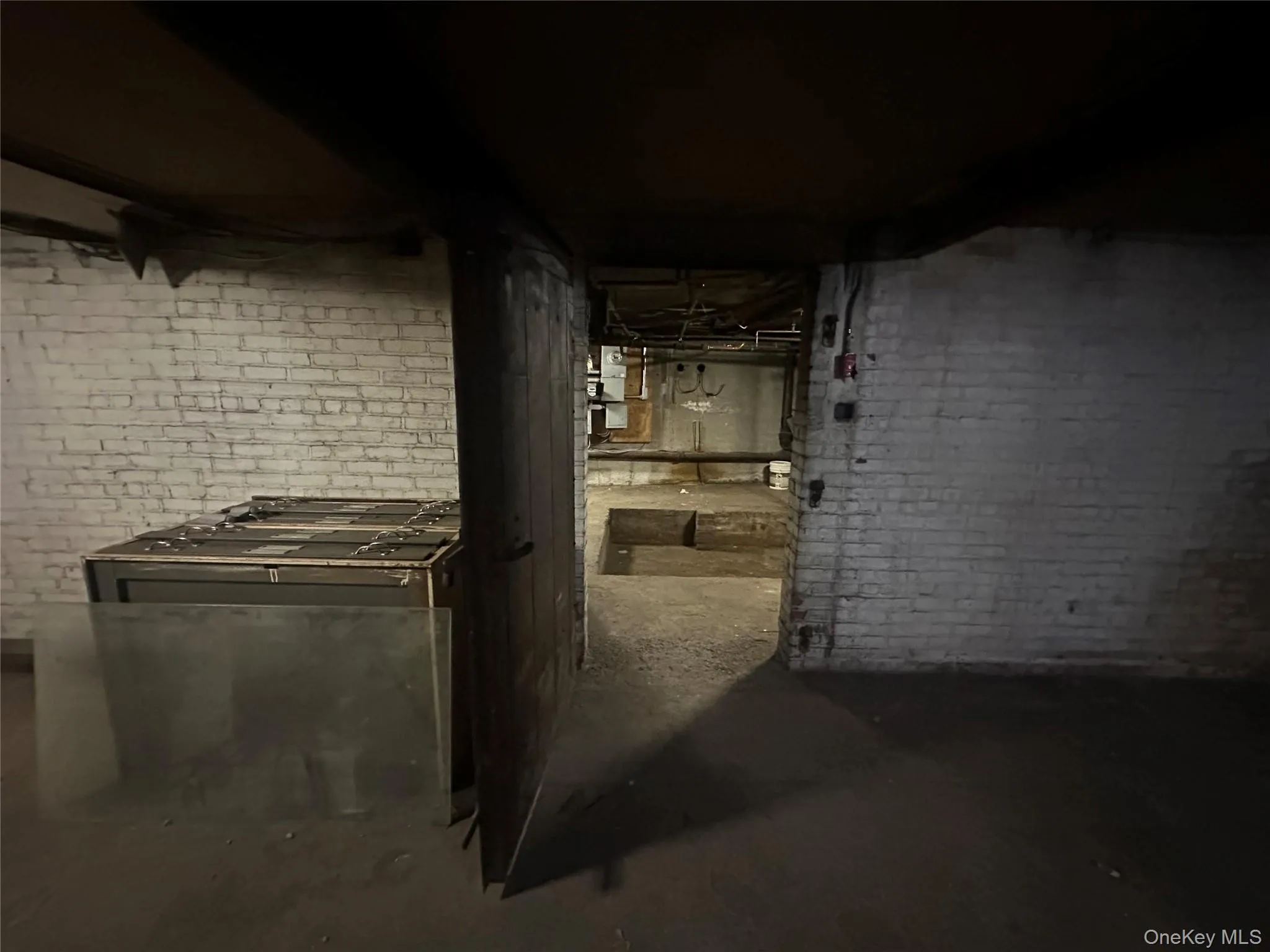 View of unfinished below grade area View of unfinished below grade area