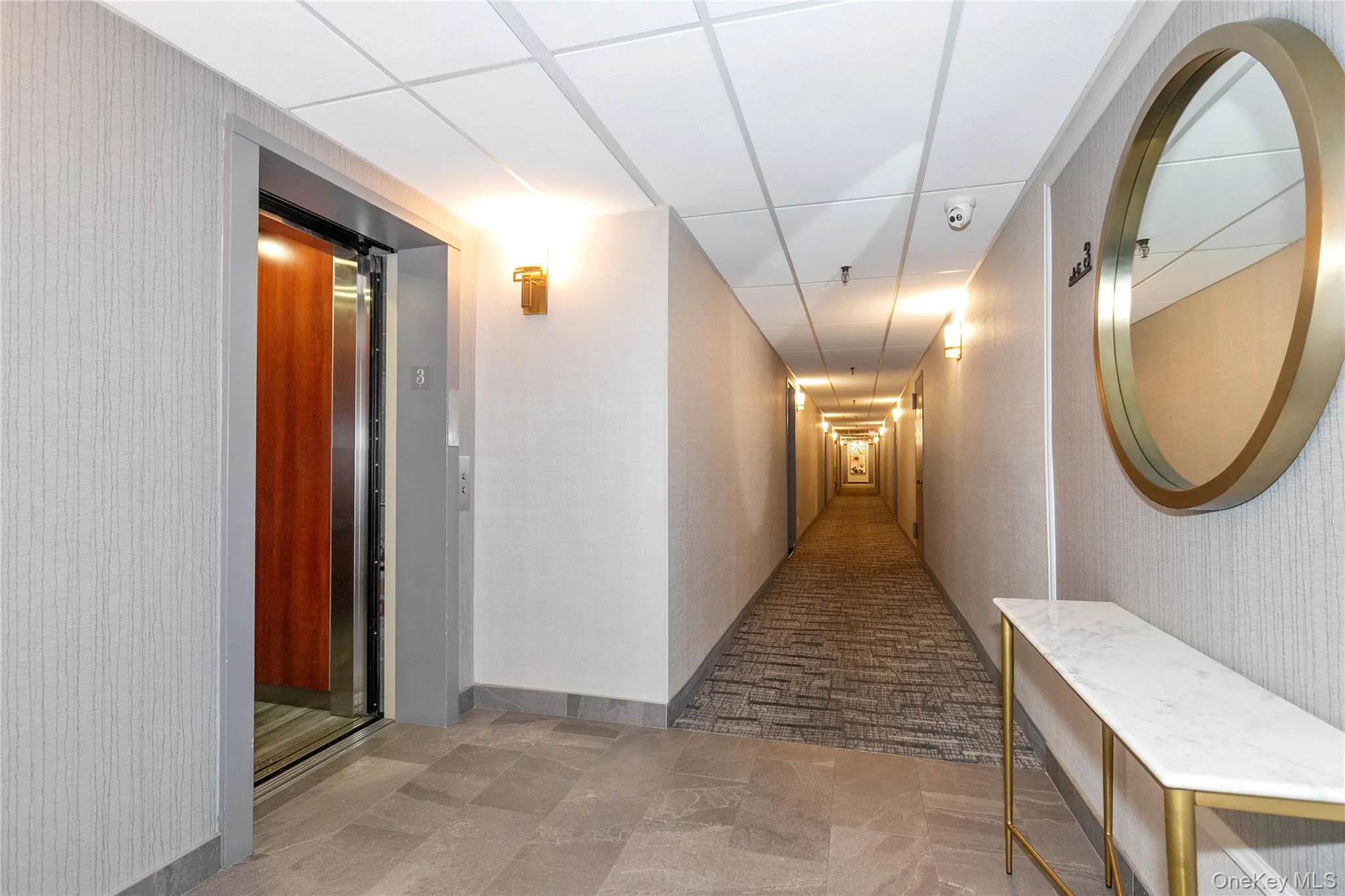 Elevator and Hallway Elevator and Hallway