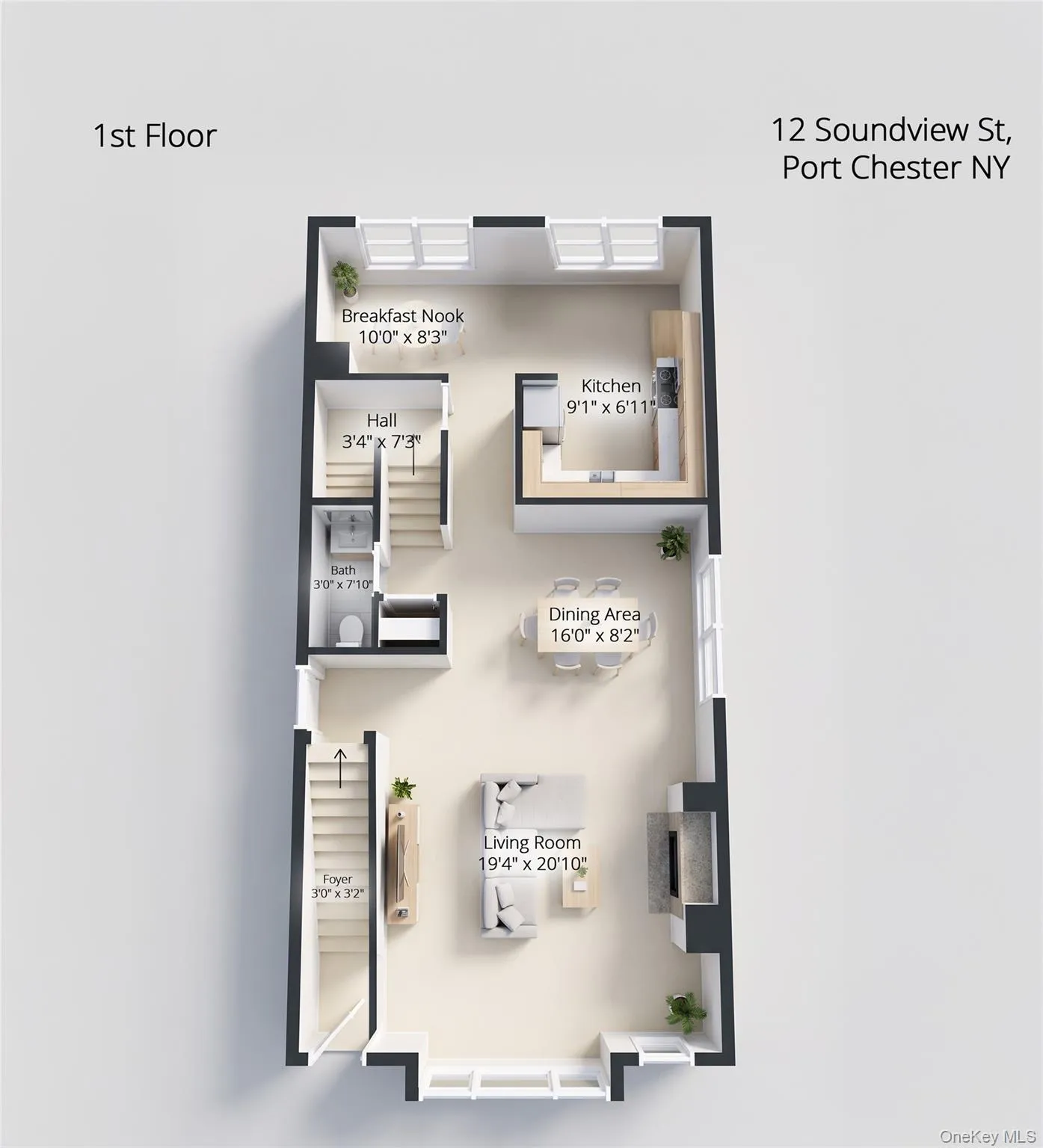 3D Floor Plans of Main Floor 3D Floor Plans of Main Floor