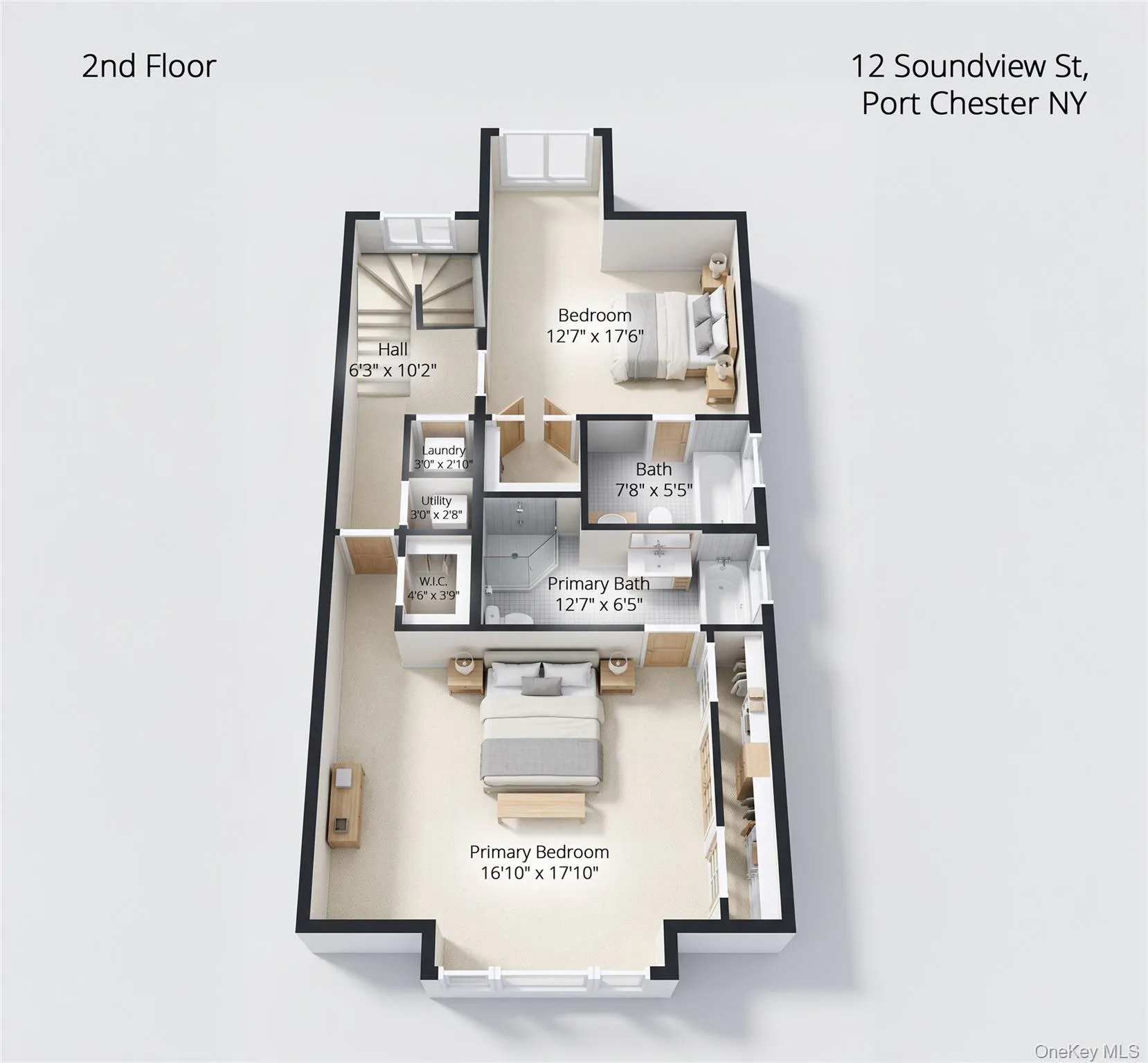 3D Floor Plans of Upper Floor 3D Floor Plans of Upper Floor