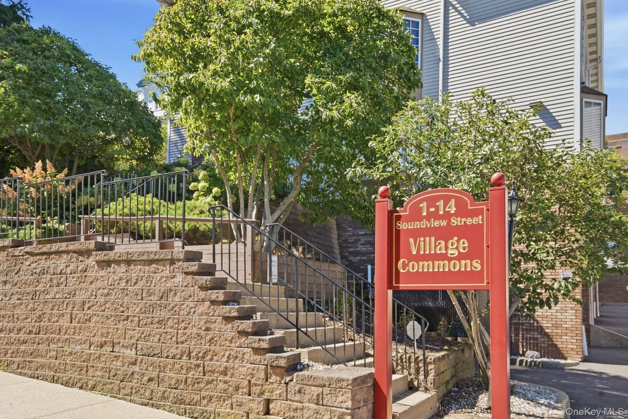 A terraced, landscaped entry marks your arrival at Village Commons. A terraced, landscaped entry marks your arrival at Village Commons.