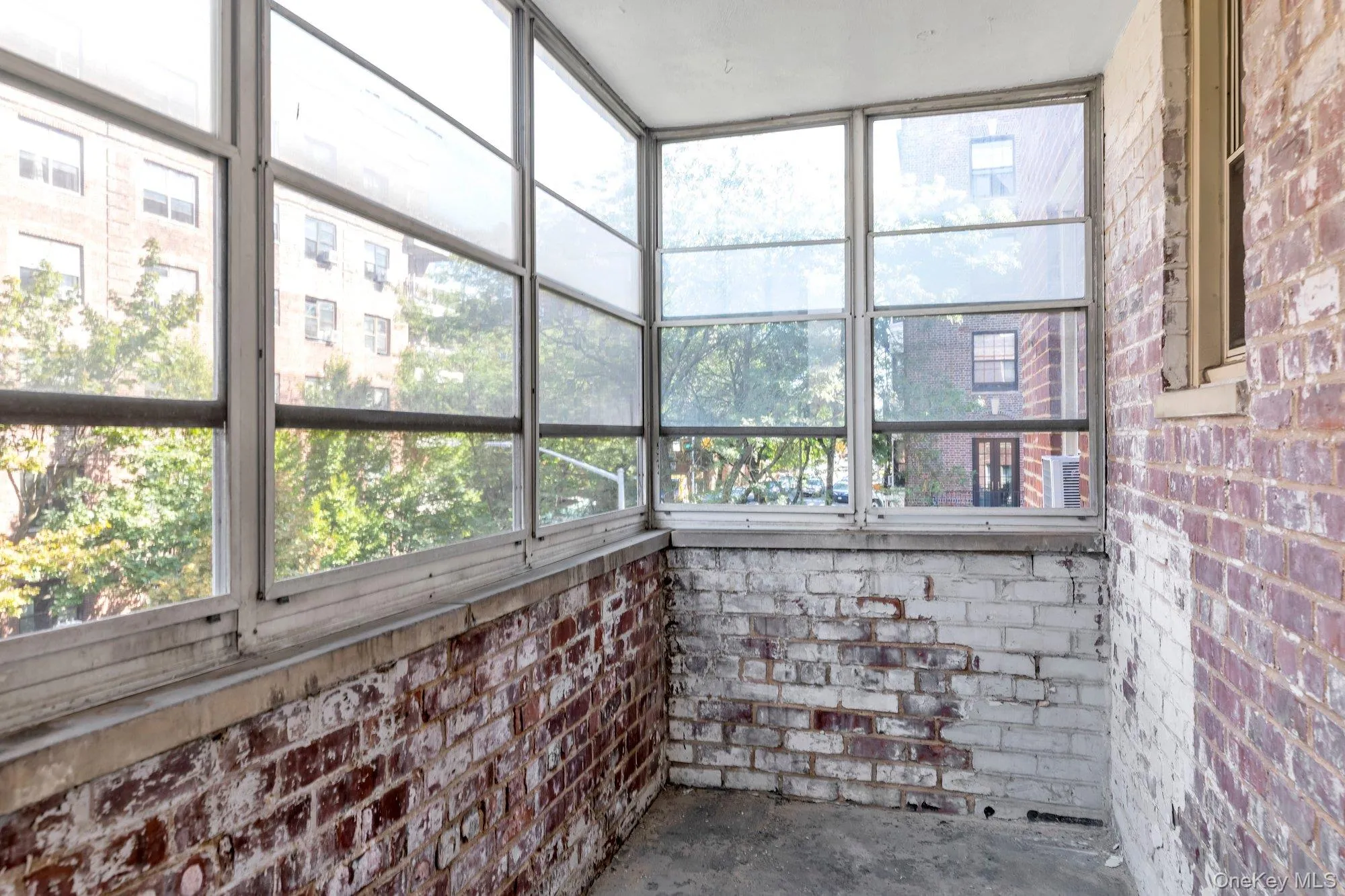 View of unfurnished sunroom View of unfurnished sunroom