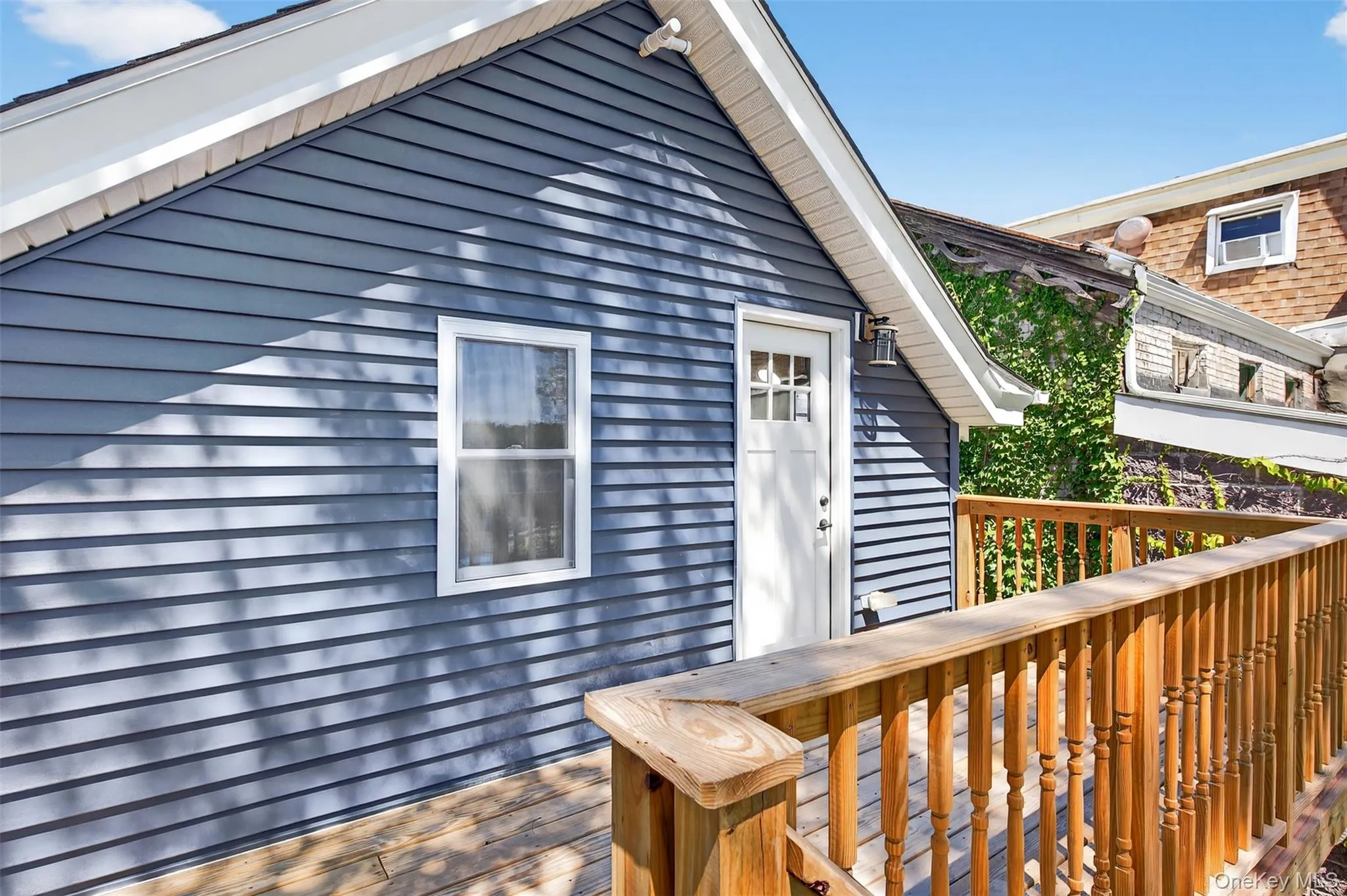 View of wooden terrace View of wooden terrace