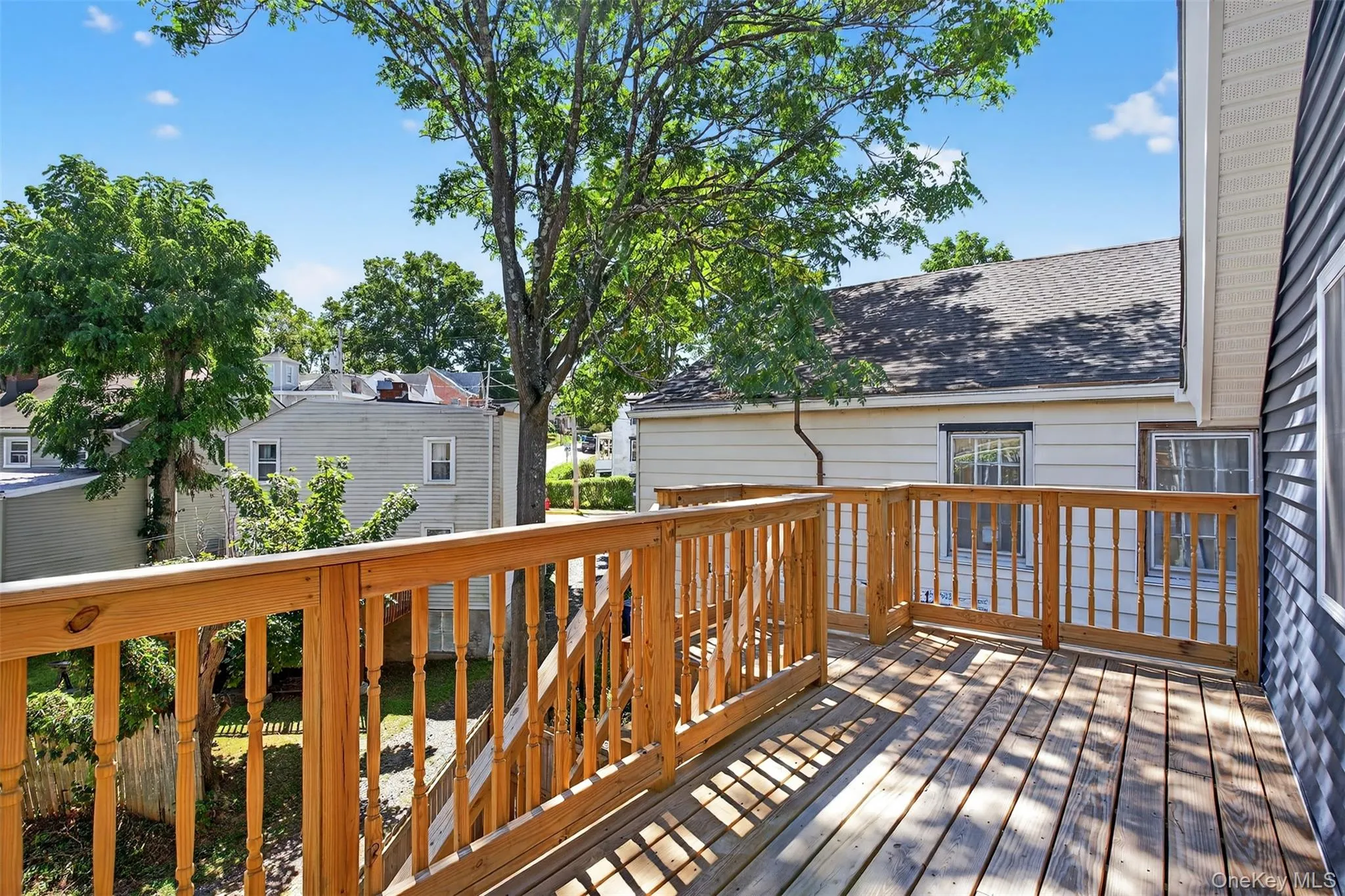 Deck featuring a residential view Deck featuring a residential view