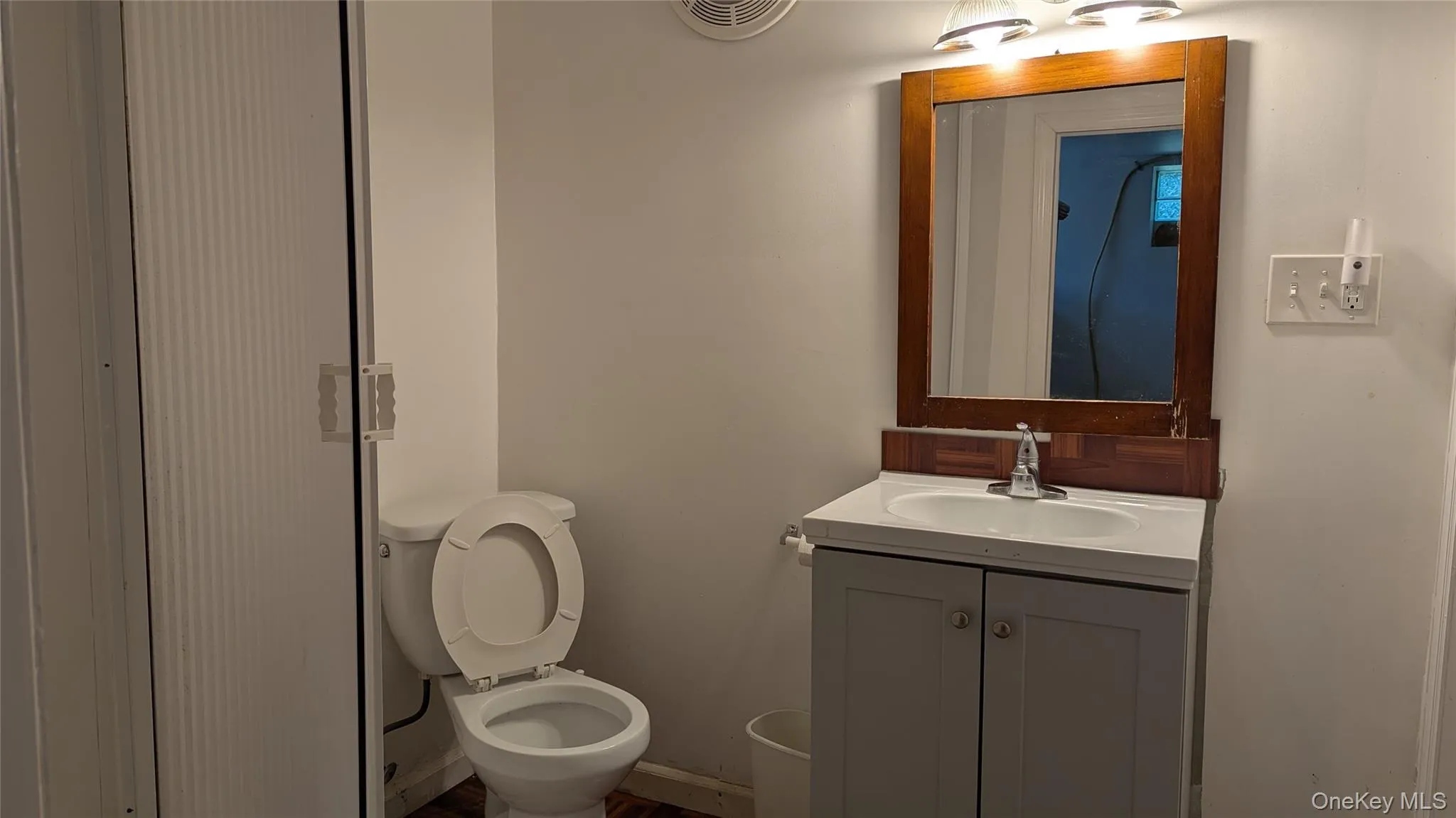 Bathroom with vanity and toilet Bathroom with vanity and toilet