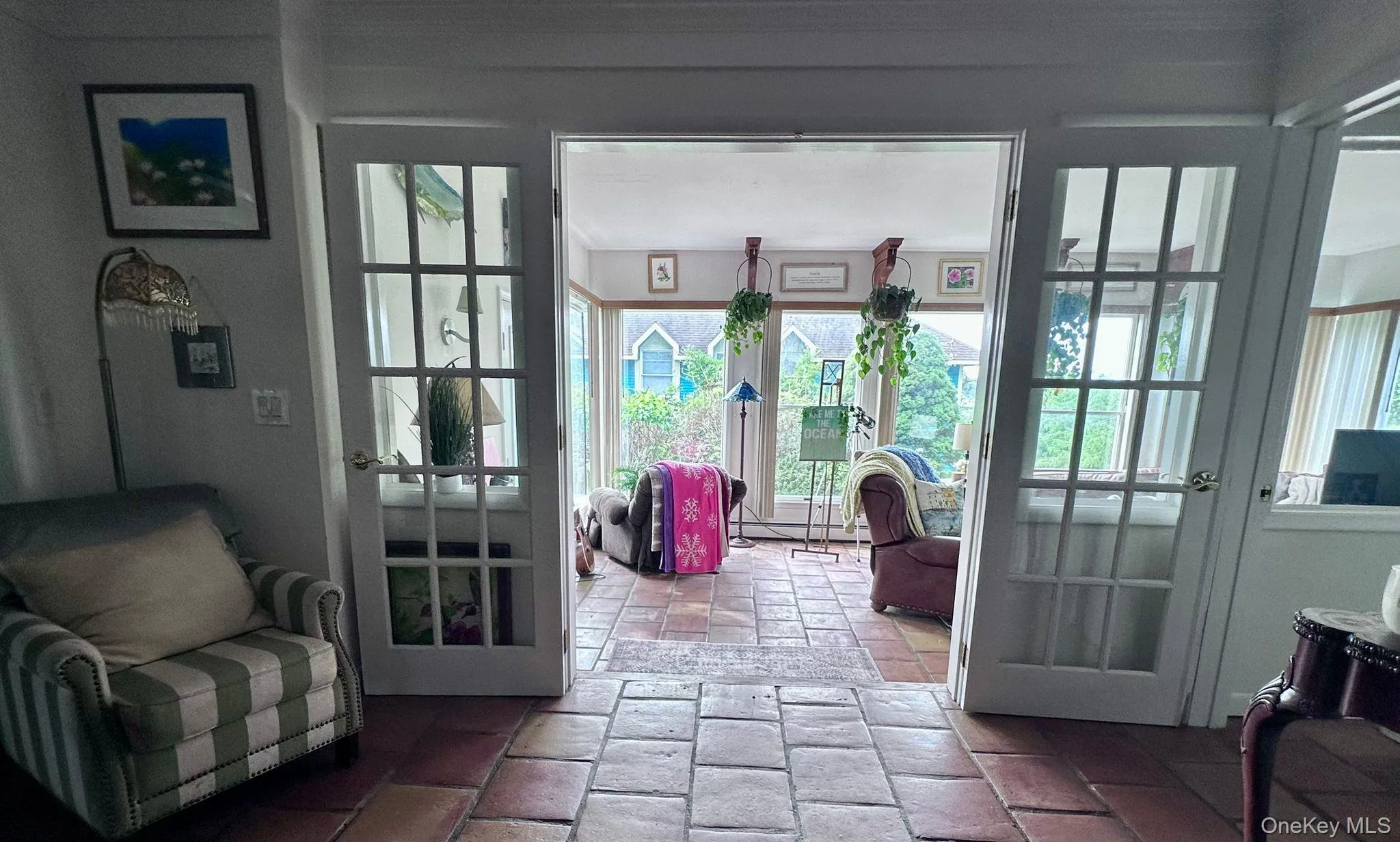 Entryway featuring french doors Entryway featuring french doors