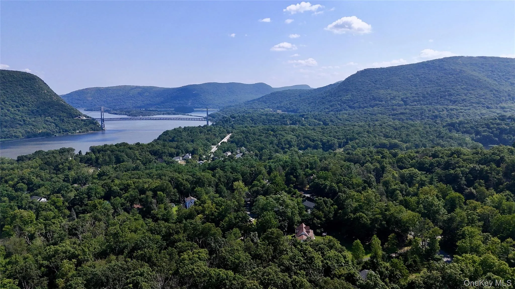 View of mountain backdrop featuring a forest and a large body of water View of mountain backdrop featuring a forest and a large body of water