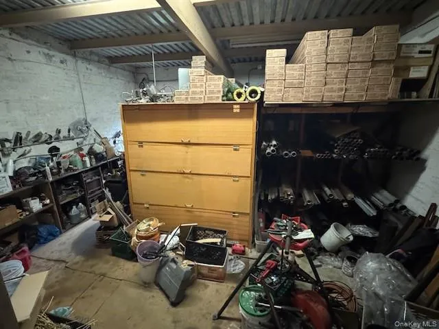 View of storage room View of storage room