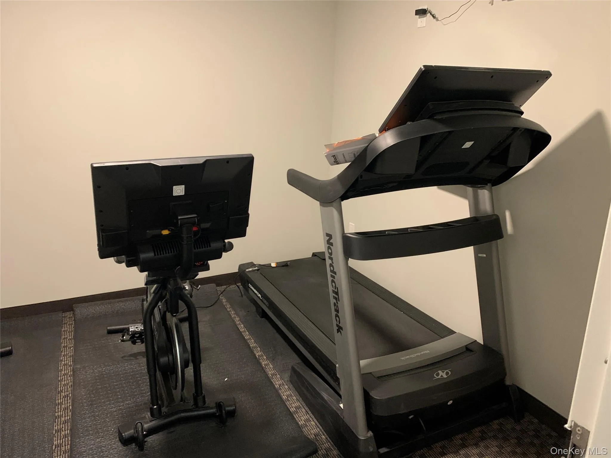 Workout room with baseboards Workout room with baseboards