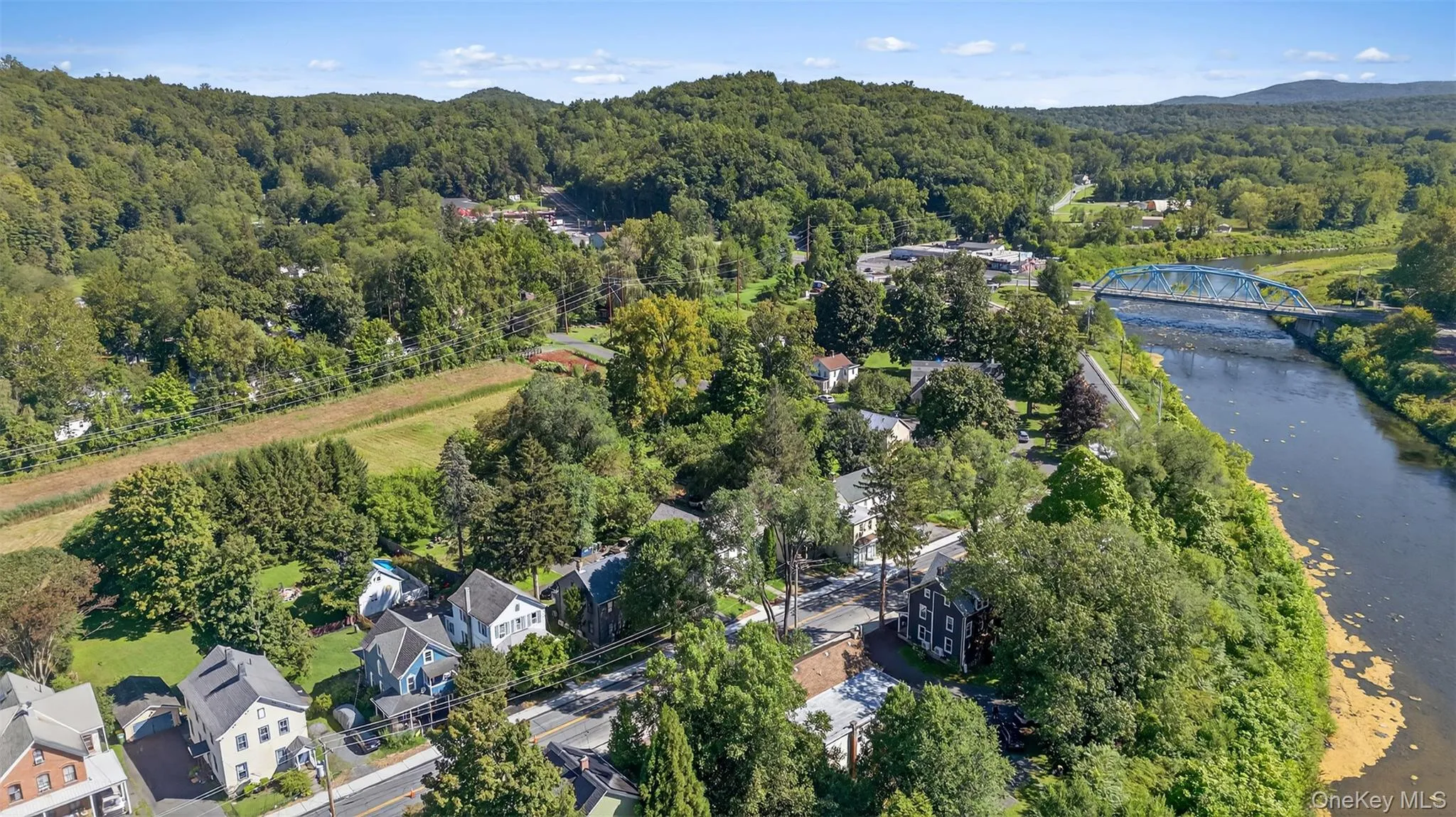 Drone / aerial view of Rosendale and Rondout Creek Drone / aerial view of Rosendale and Rondout Creek