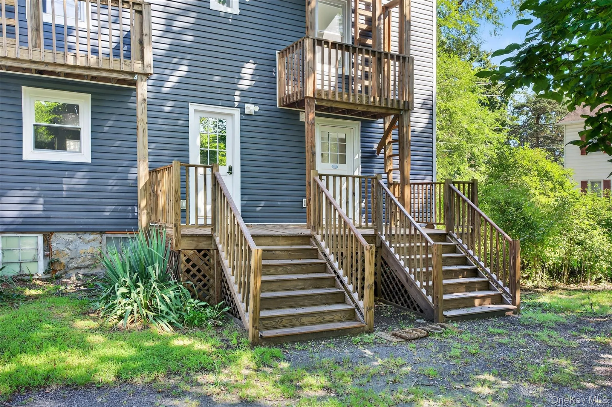 Parking and back entrance off back deck Parking and back entrance off back deck