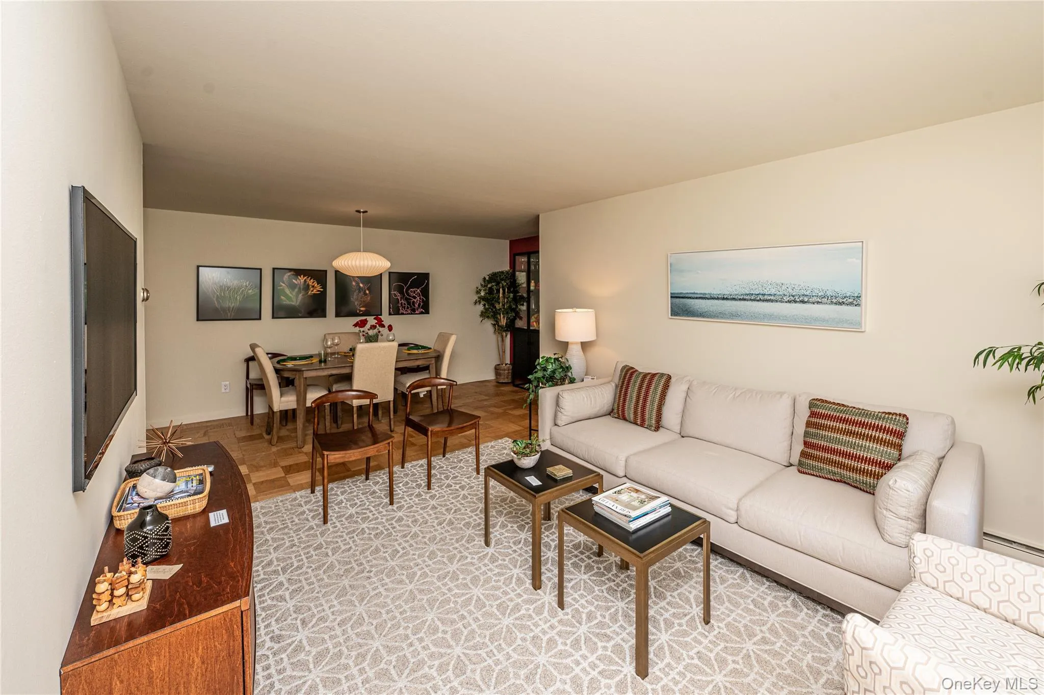 Living area with baseboards Living area with baseboards