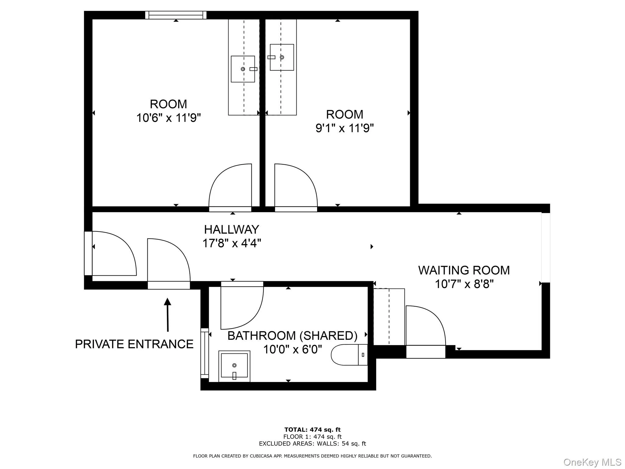View of office floor plan View of office floor plan