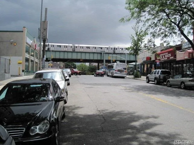 View of asphalt street View of asphalt street