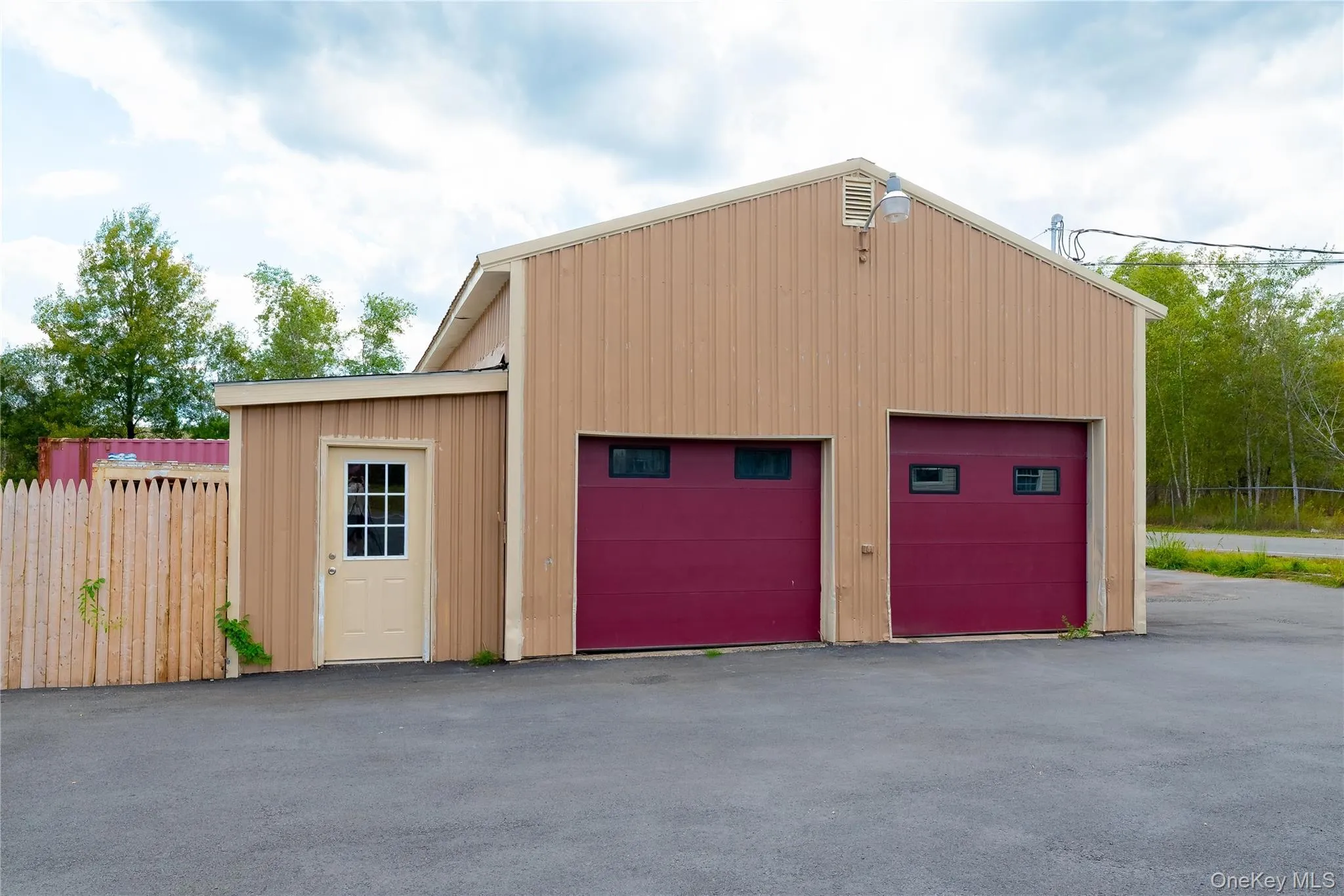 View of detached garage View of detached garage