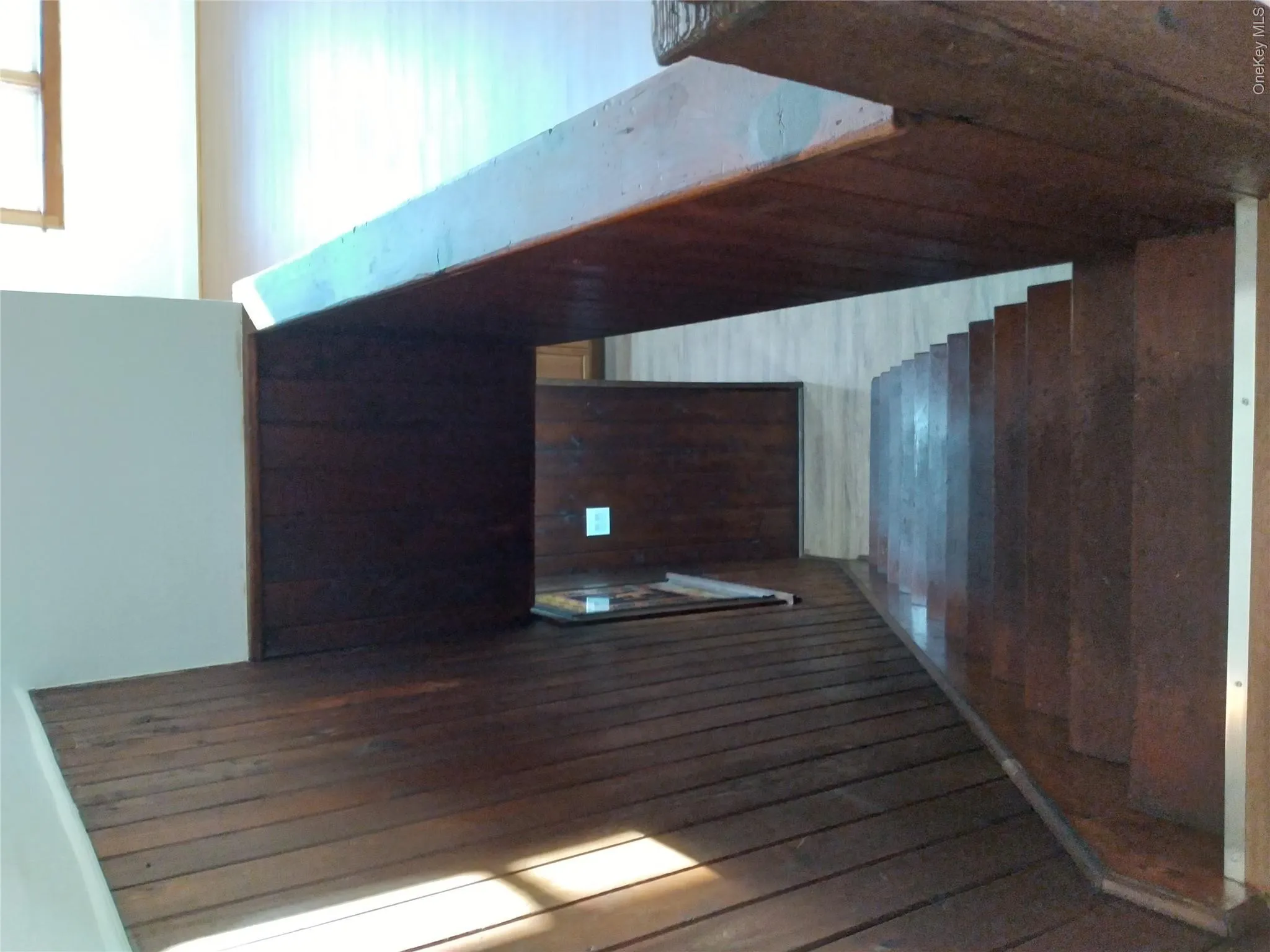 Stairway with wood finished floors Stairway with wood finished floors