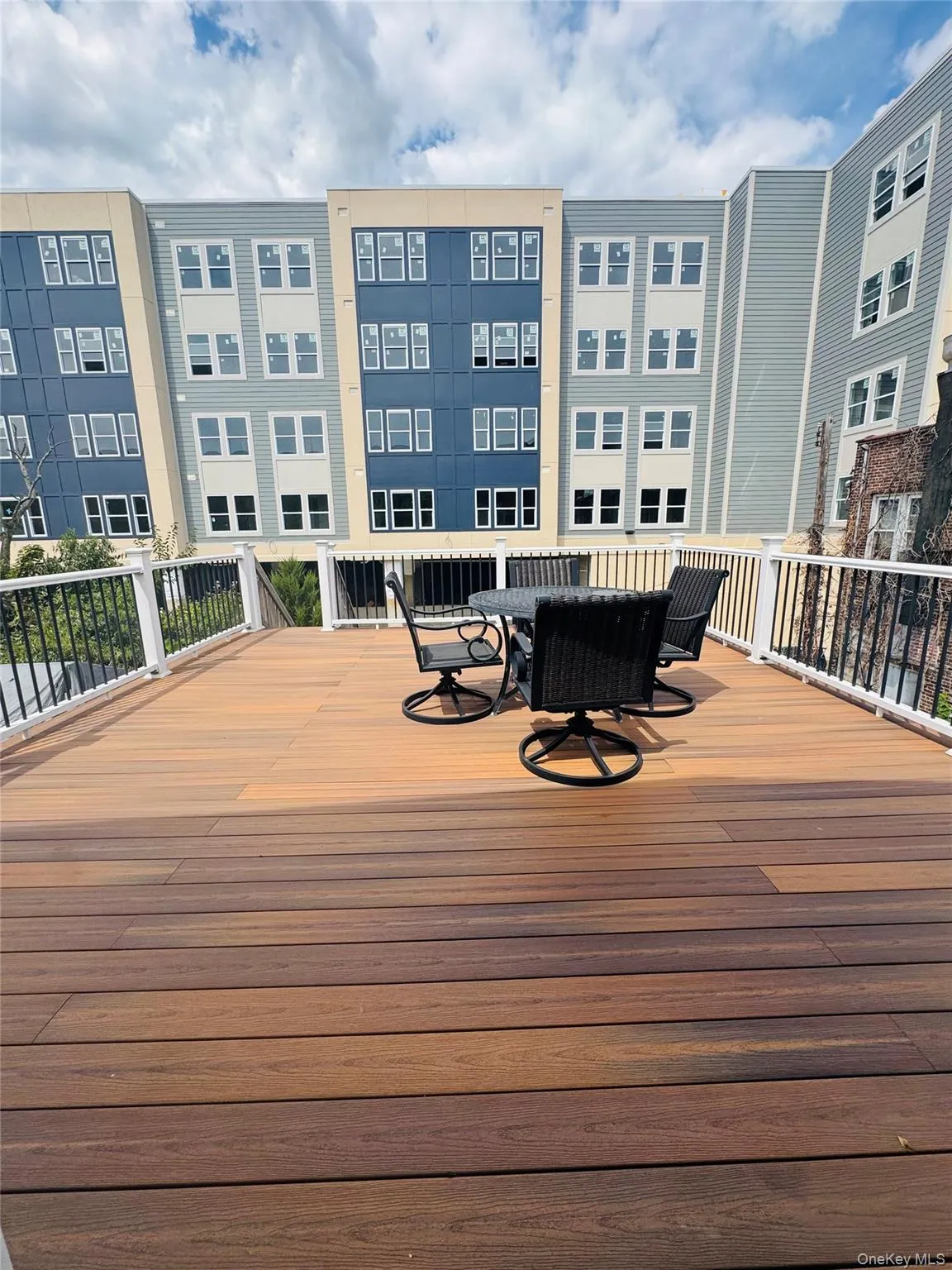 Deck featuring outdoor dining area Deck featuring outdoor dining area