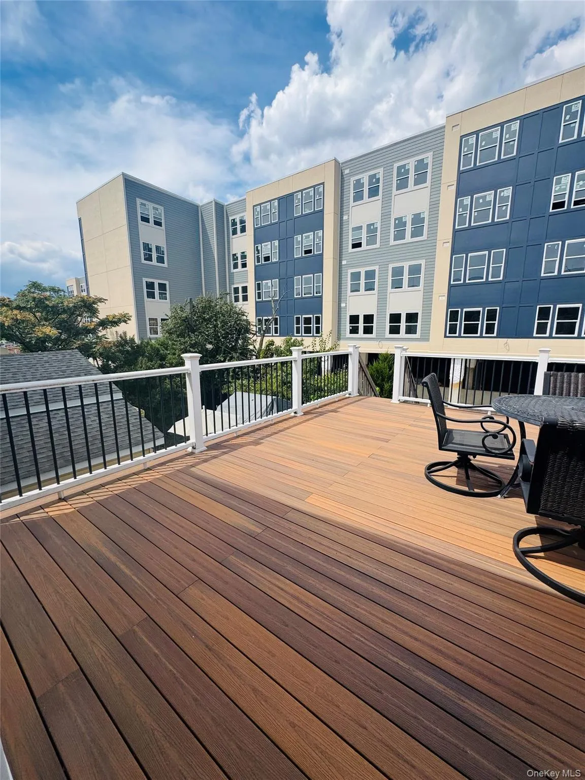 View of wooden deck View of wooden deck