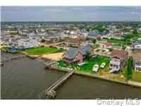 Aerial view of a nearby body of water Aerial view of a nearby body of water