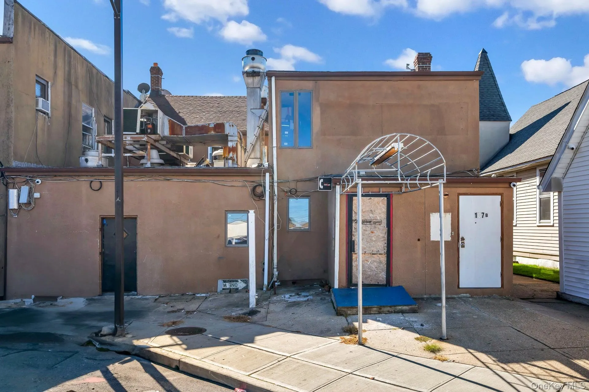 Back of building Back of building