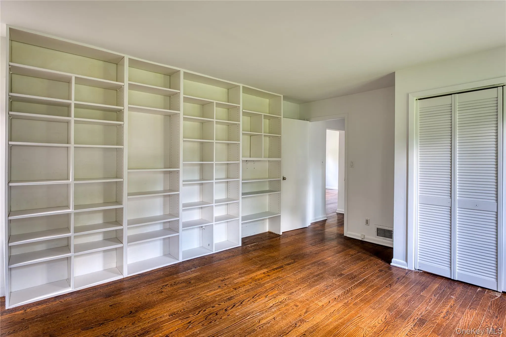 3rd BR with closet and shelves. 3rd BR with closet and shelves.