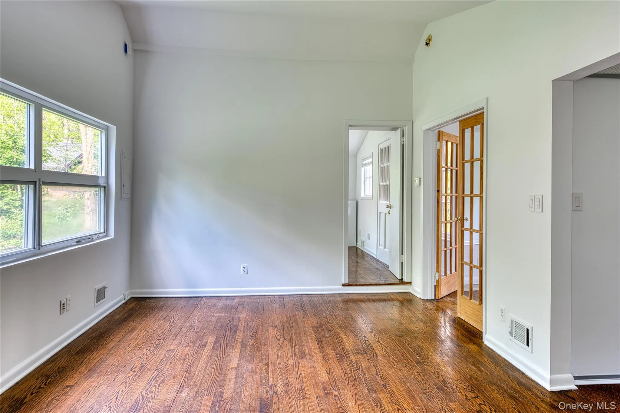 2nd View of the room with the Wood Burning Stove. Wooden Door to a room perfect for an office, library ++ 2nd View of the room with the Wood Burning Stove. Wooden Door to a room perfect for an office, library ++