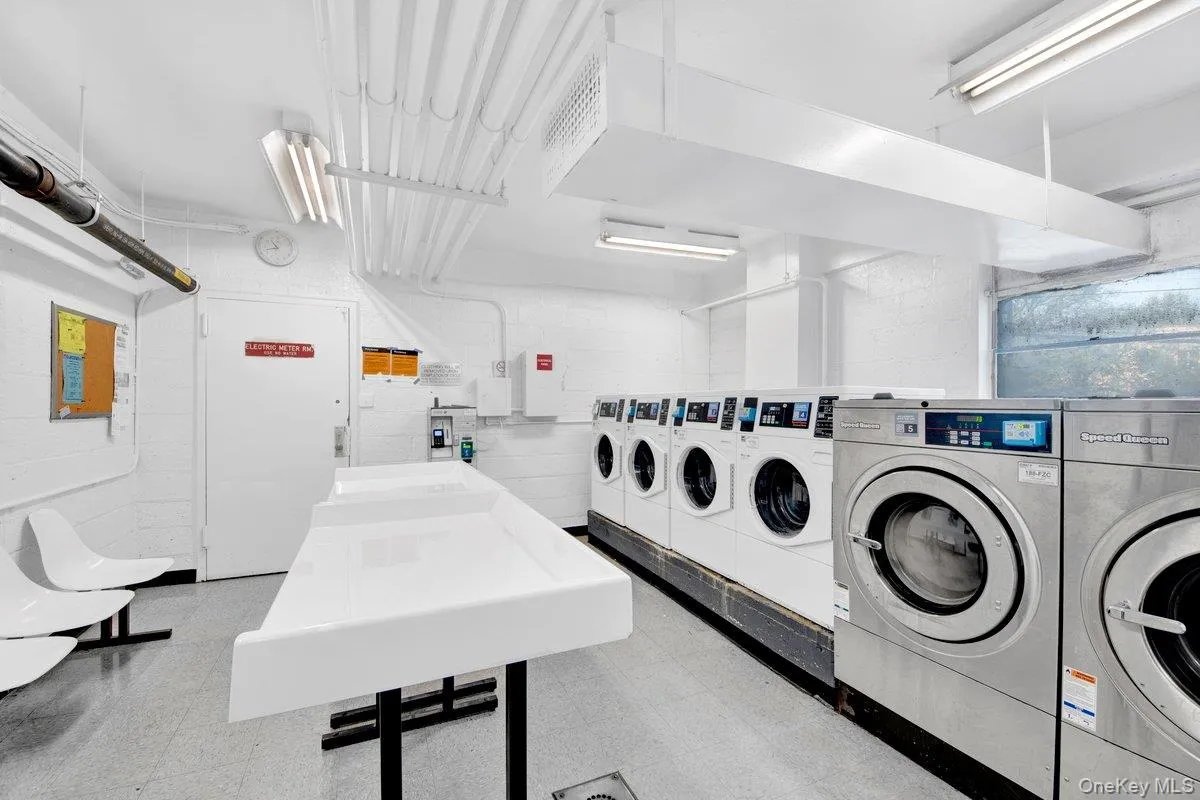 Community laundry with multiple washer and dryers Community laundry with multiple washer and dryers
