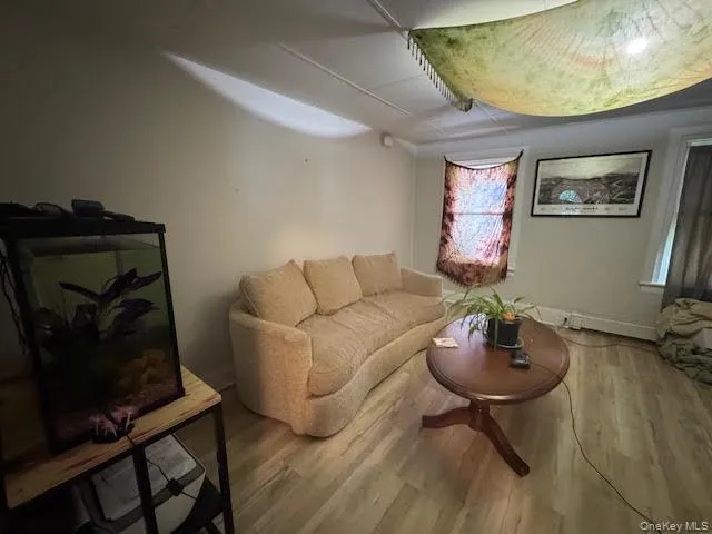 Living room featuring wood finished floors Living room featuring wood finished floors