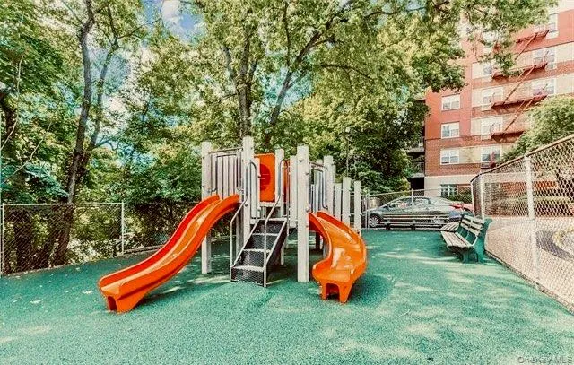 View of community jungle gym View of community jungle gym