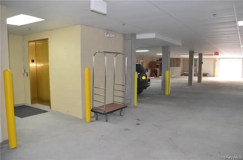 Garage featuring elevator Garage featuring elevator