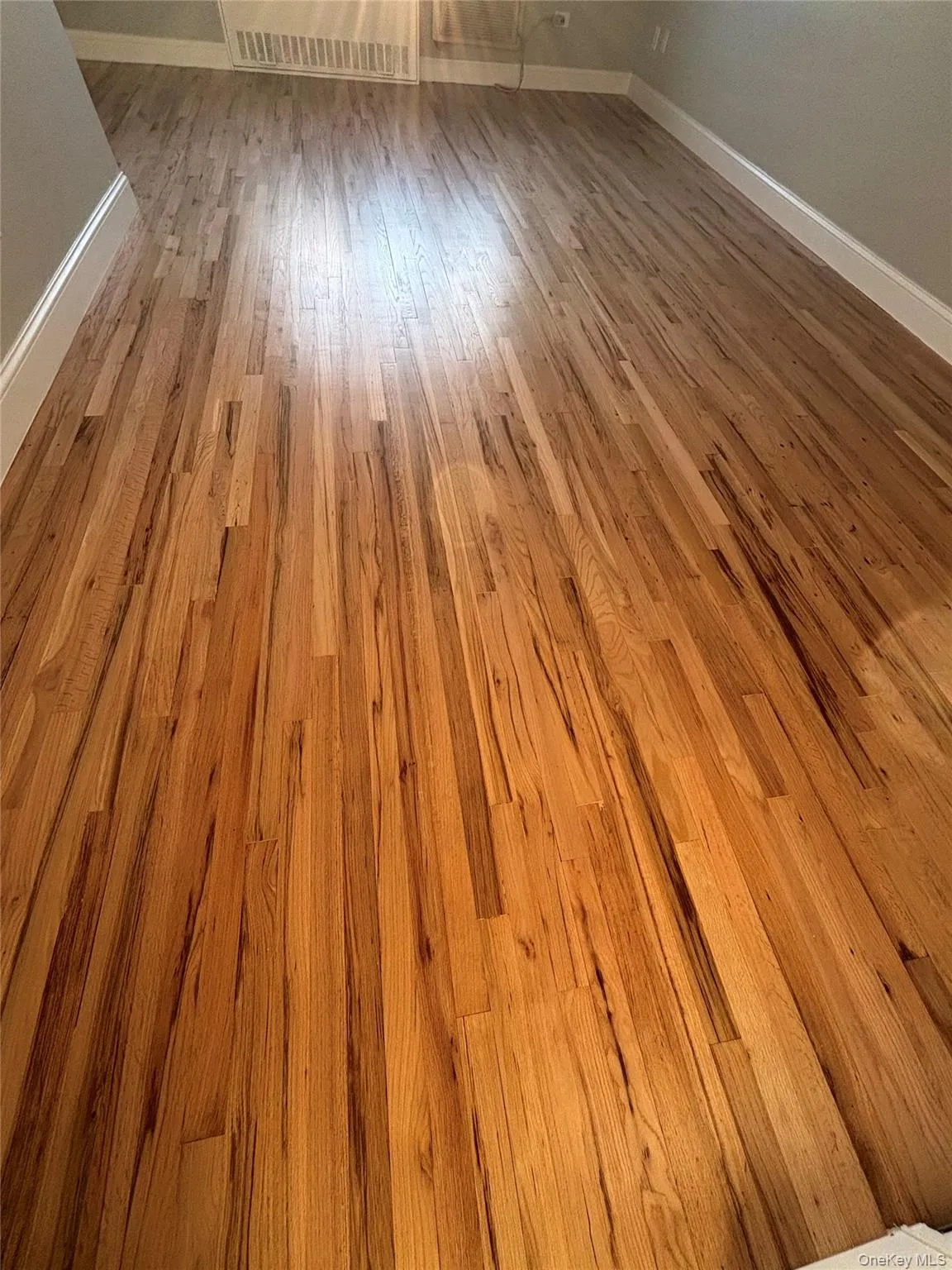 Detailed view of wood finished floors and baseboards Detailed view of wood finished floors and baseboards