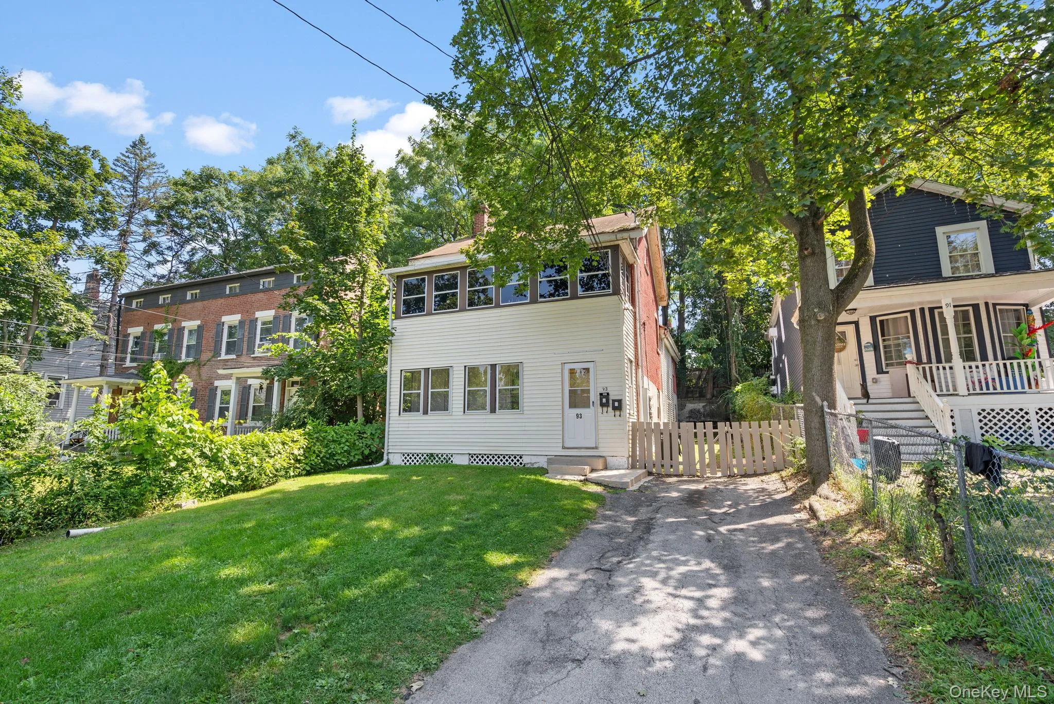 View of front of house featuring a chimney View of front of house featuring a chimney