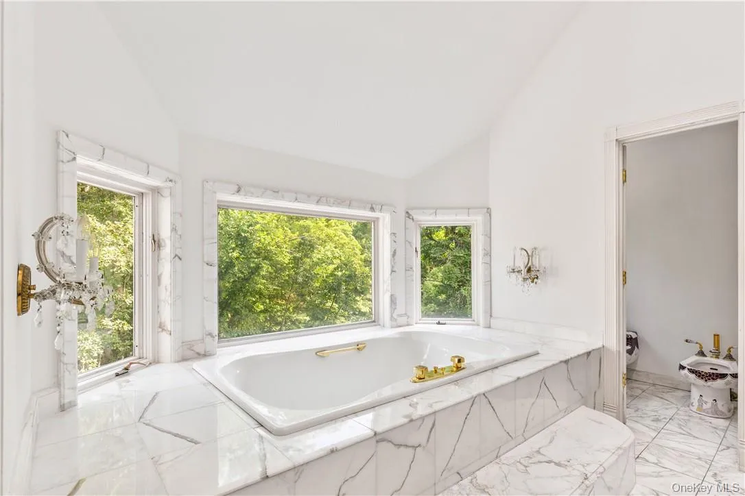 Marble primary bath Marble primary bath