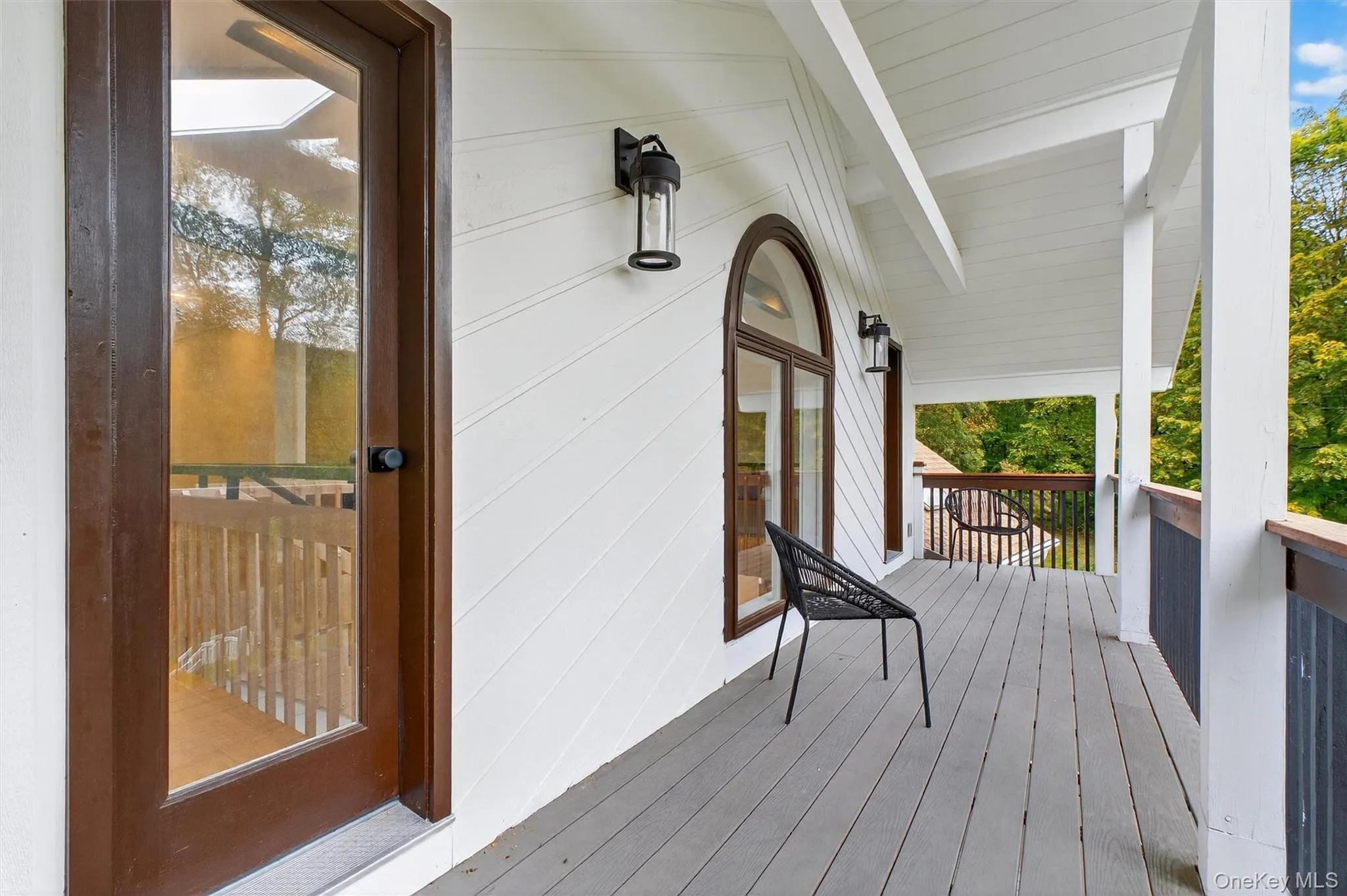 View of upper deck off of second floor View of upper deck off of second floor