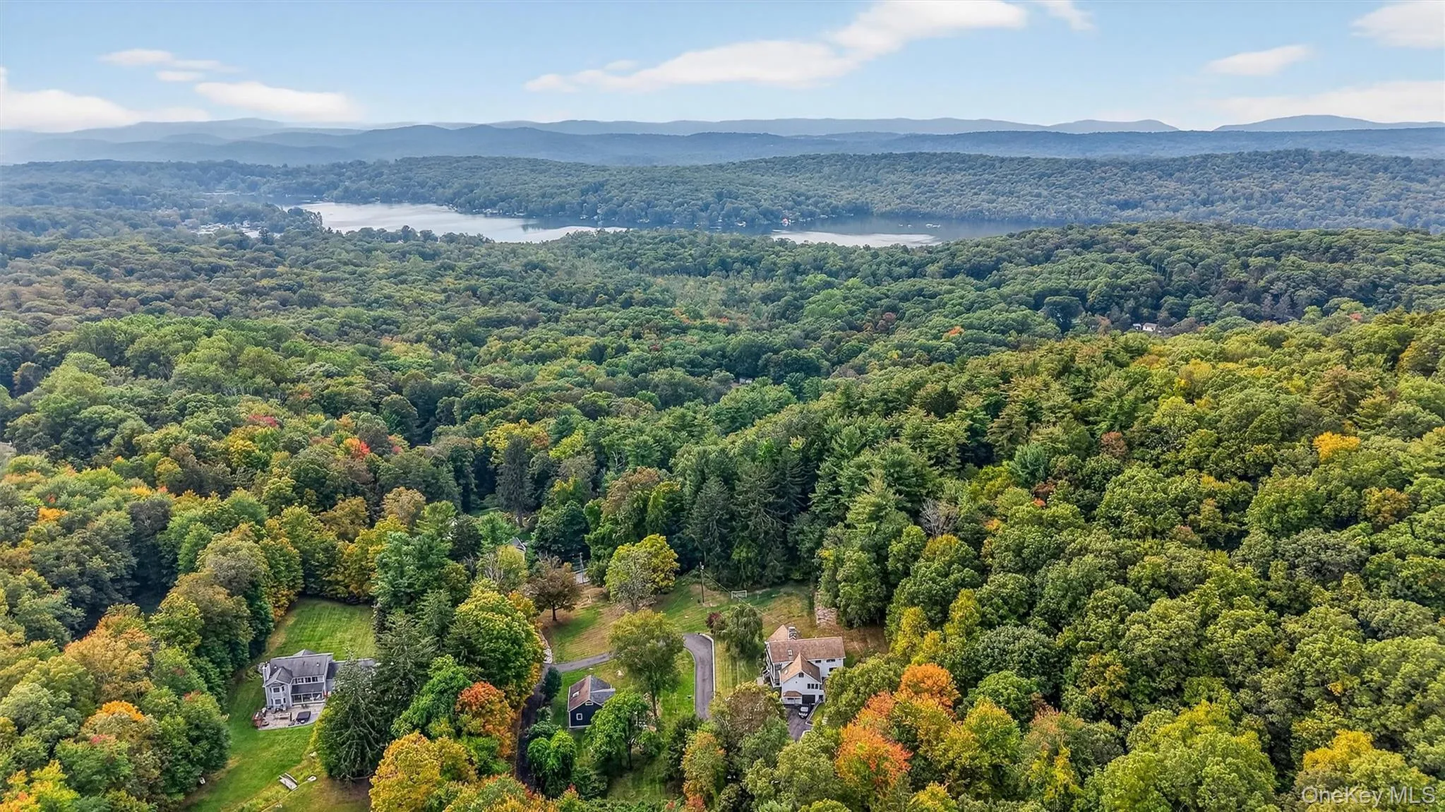 Aerial view of this picturesque land Aerial view of this picturesque land