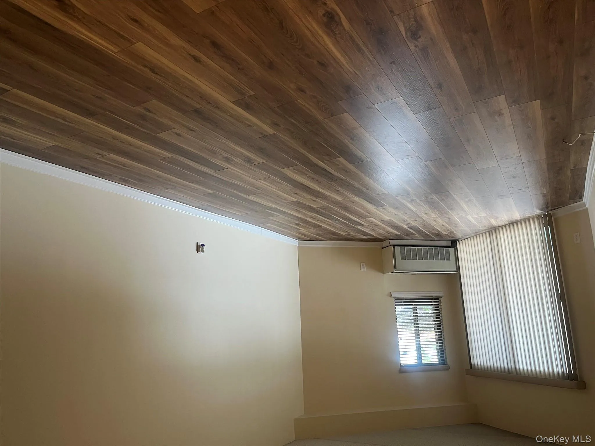 Unfurnished room with dark wood finished floors and radiator heating unit Unfurnished room with dark wood finished floors and radiator heating unit