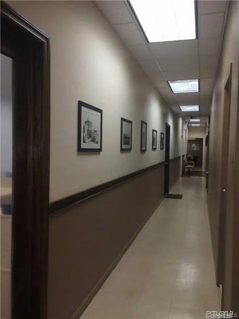 Hallway to the suites, waiting area and conference room Hallway to the suites, waiting area and conference room